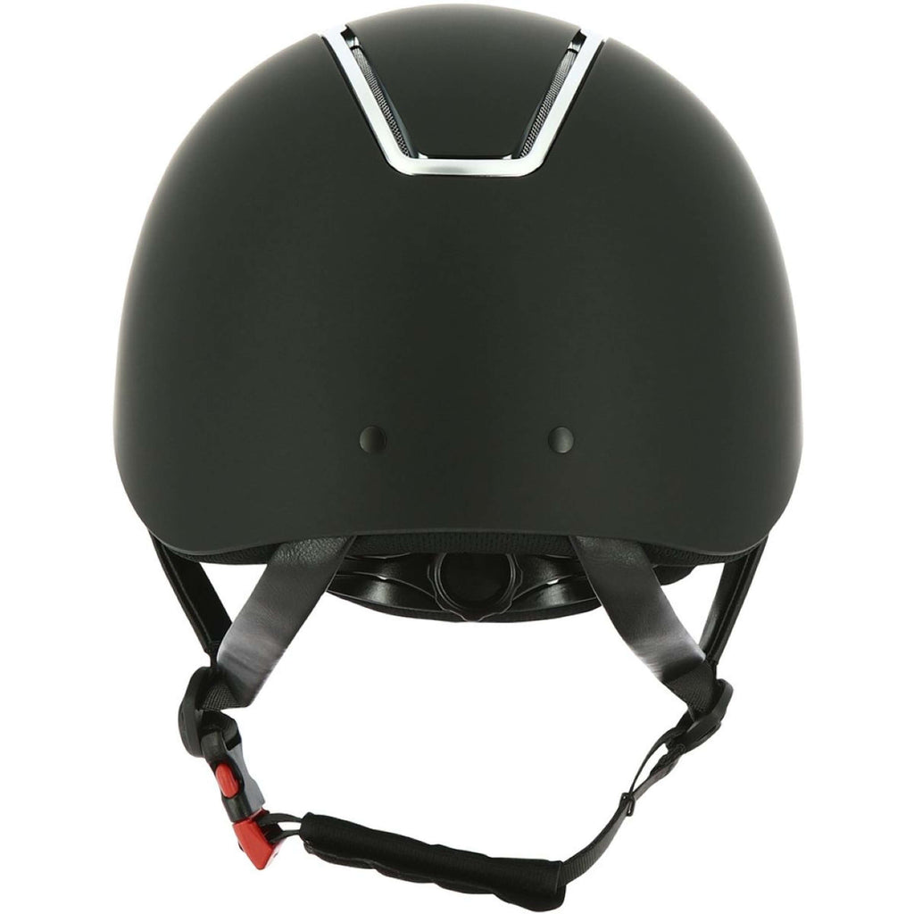EQUITHÈME Kask Jeździecki Glint Mat Czarny - Srebrny