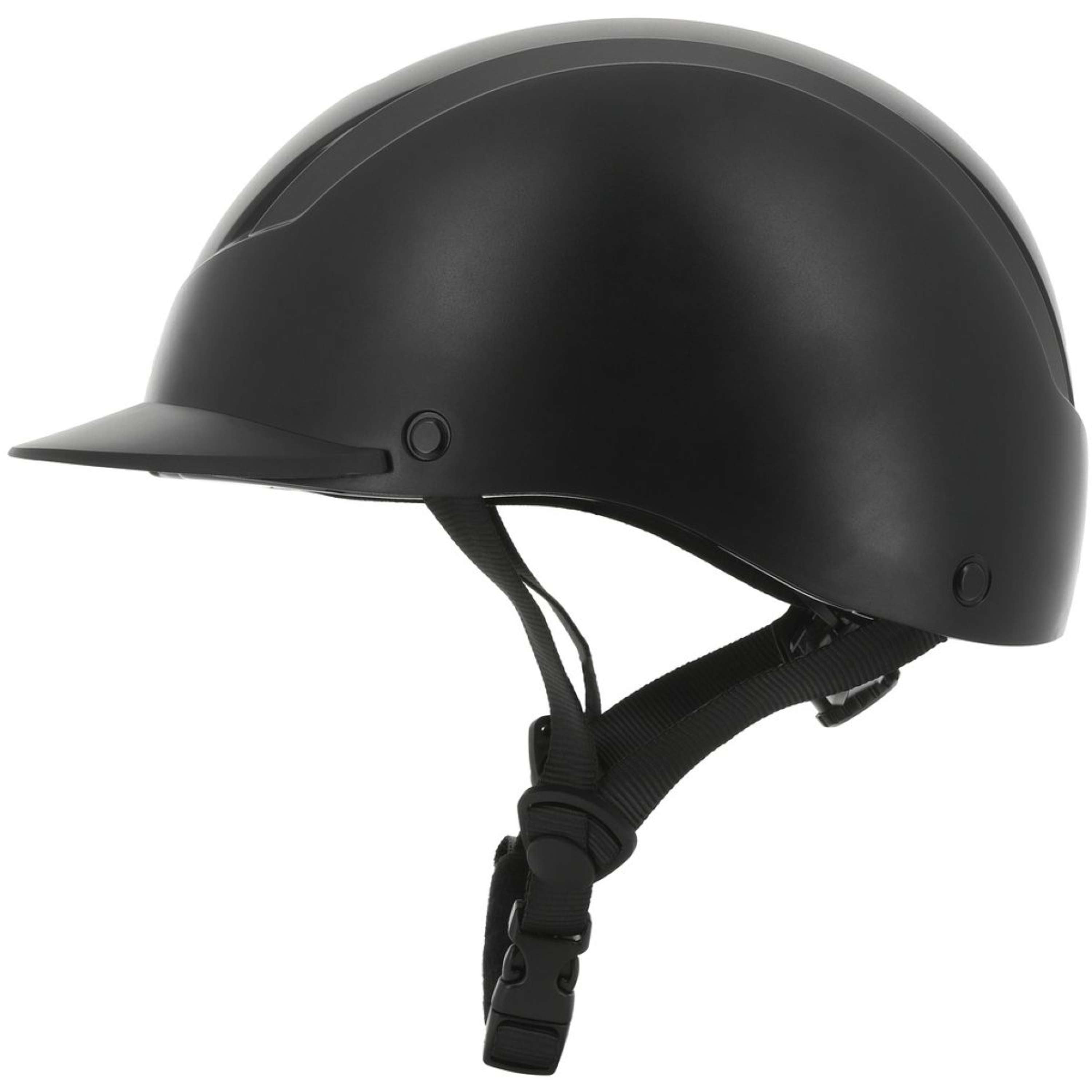 Riding World Kask jeździecki Topy matowy czarny