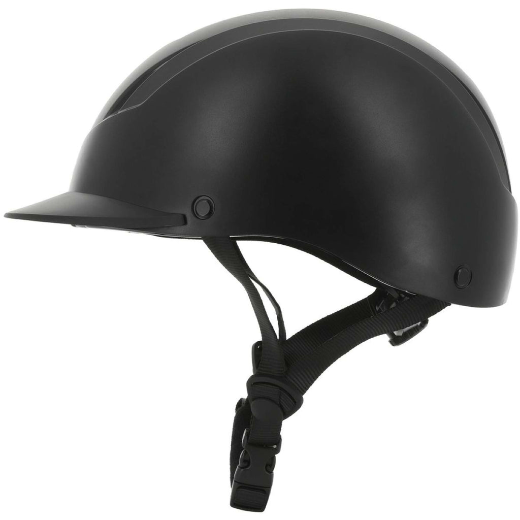 Riding World Kask jeździecki Topy matowy czarny