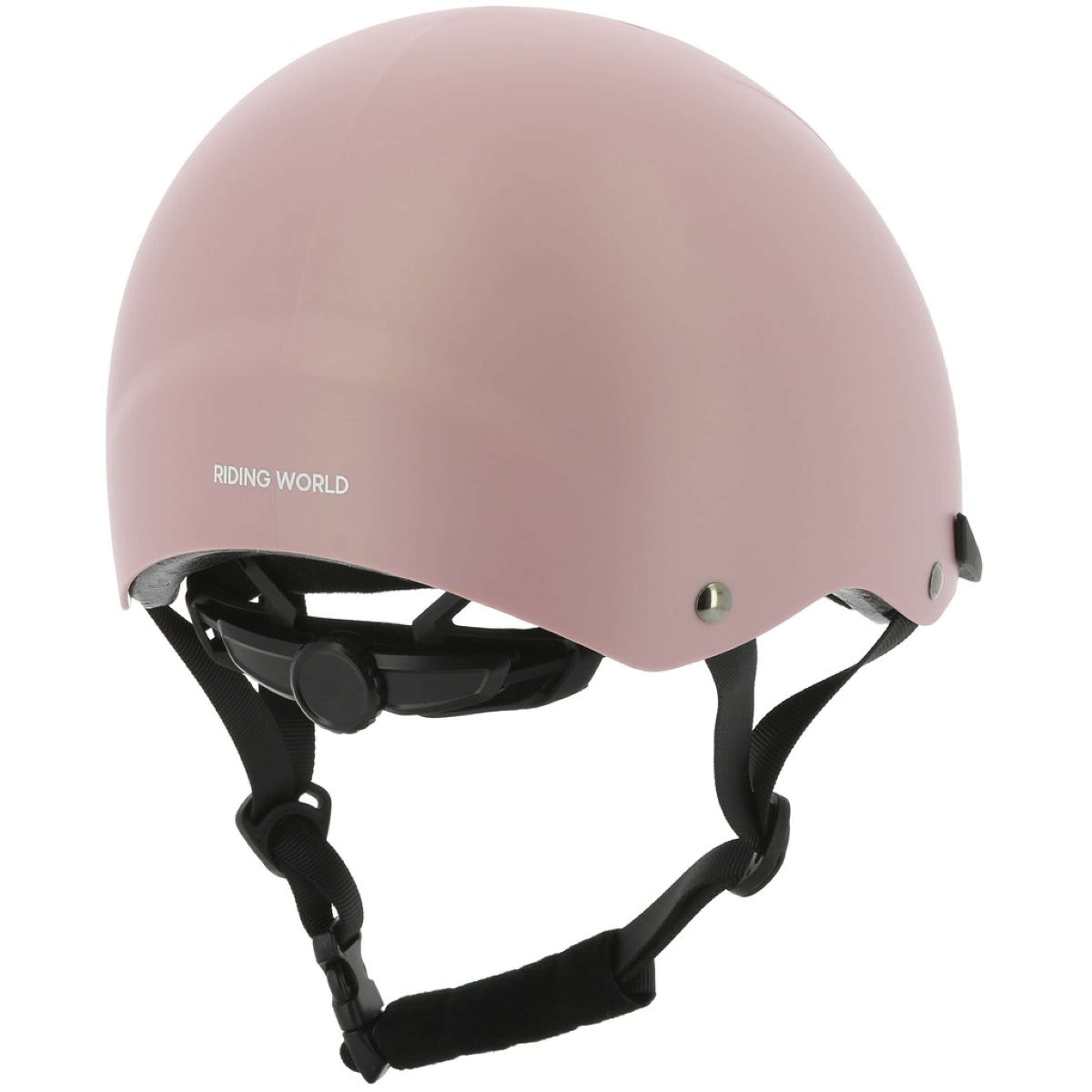 Riding World Kask Jeździecki Windy Matowy Różowy