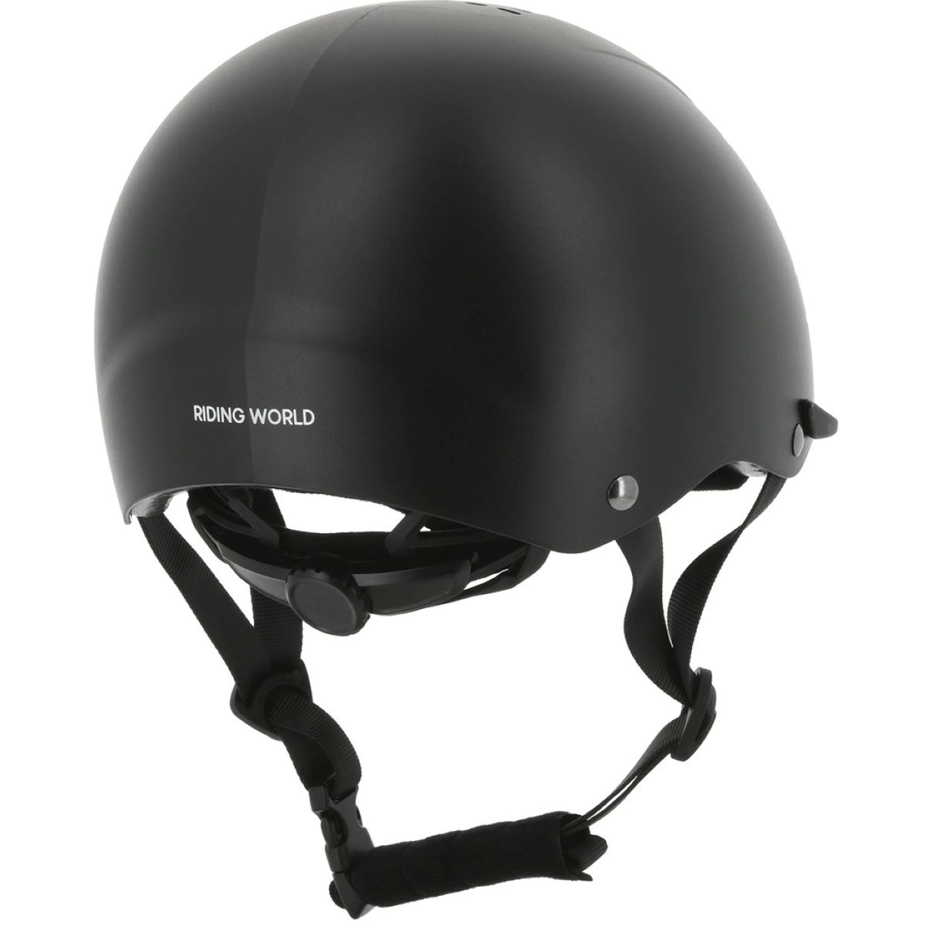 Kask jeździecki Riding World Windy, czarny matowy