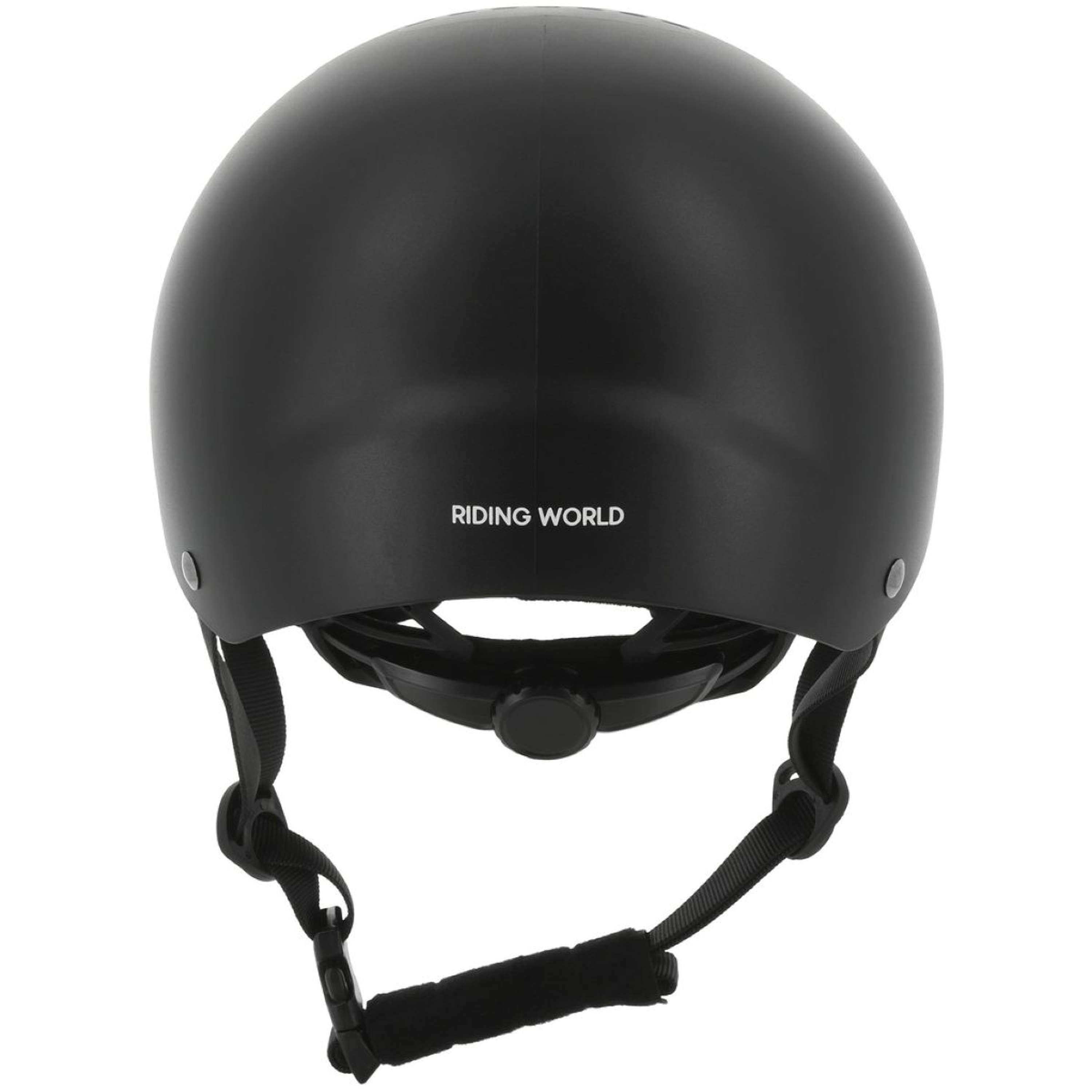 Kask jeździecki Riding World Windy, czarny matowy