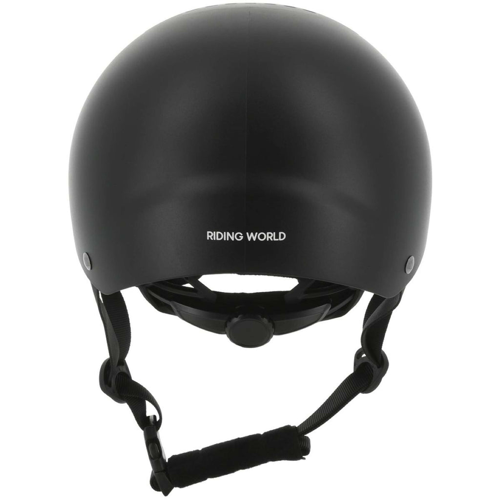 Kask jeździecki Riding World Windy, czarny matowy