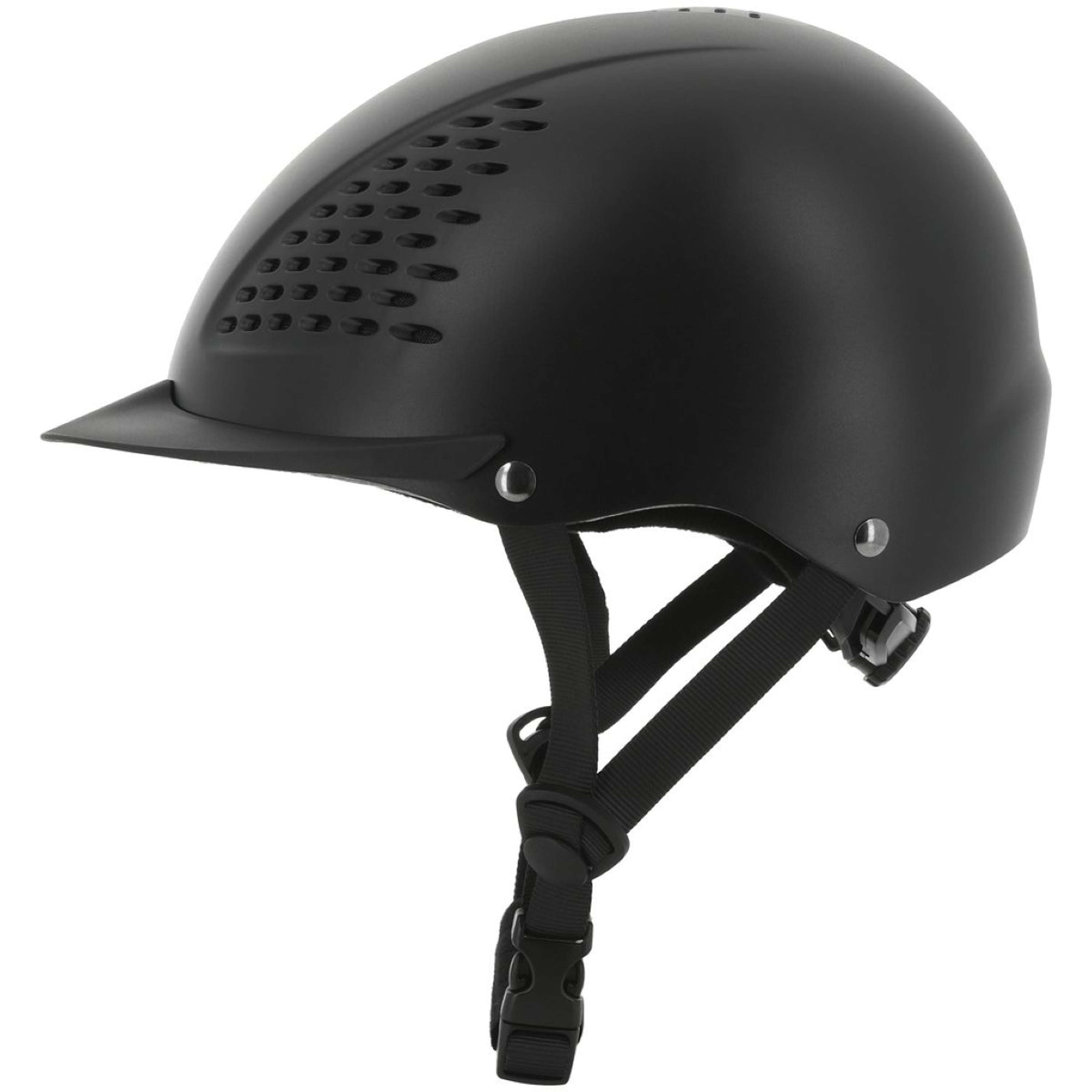 Kask jeździecki Riding World Windy, czarny matowy