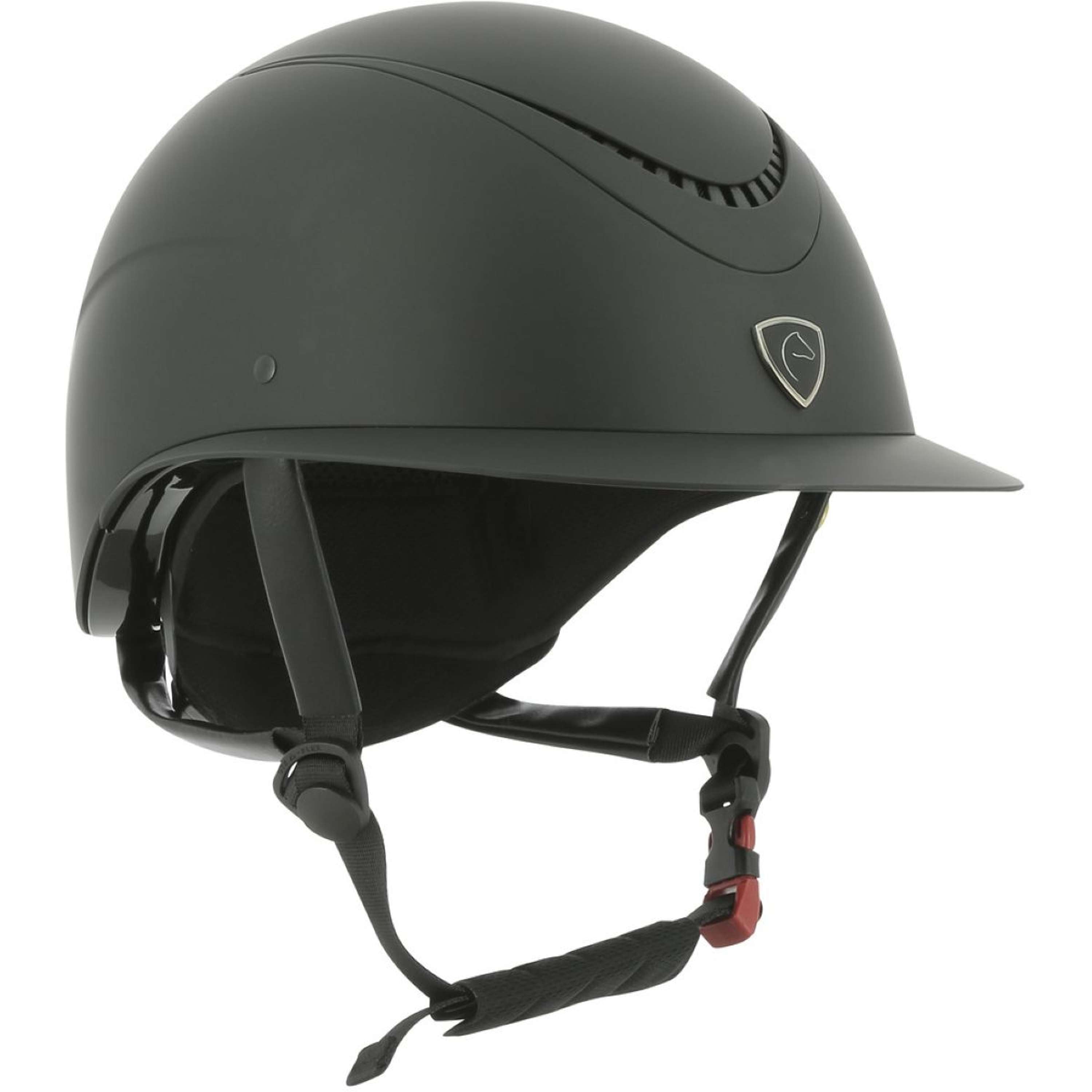 EQUITHÈME Kask Jeździecki Wings Mips Matowy Czarny