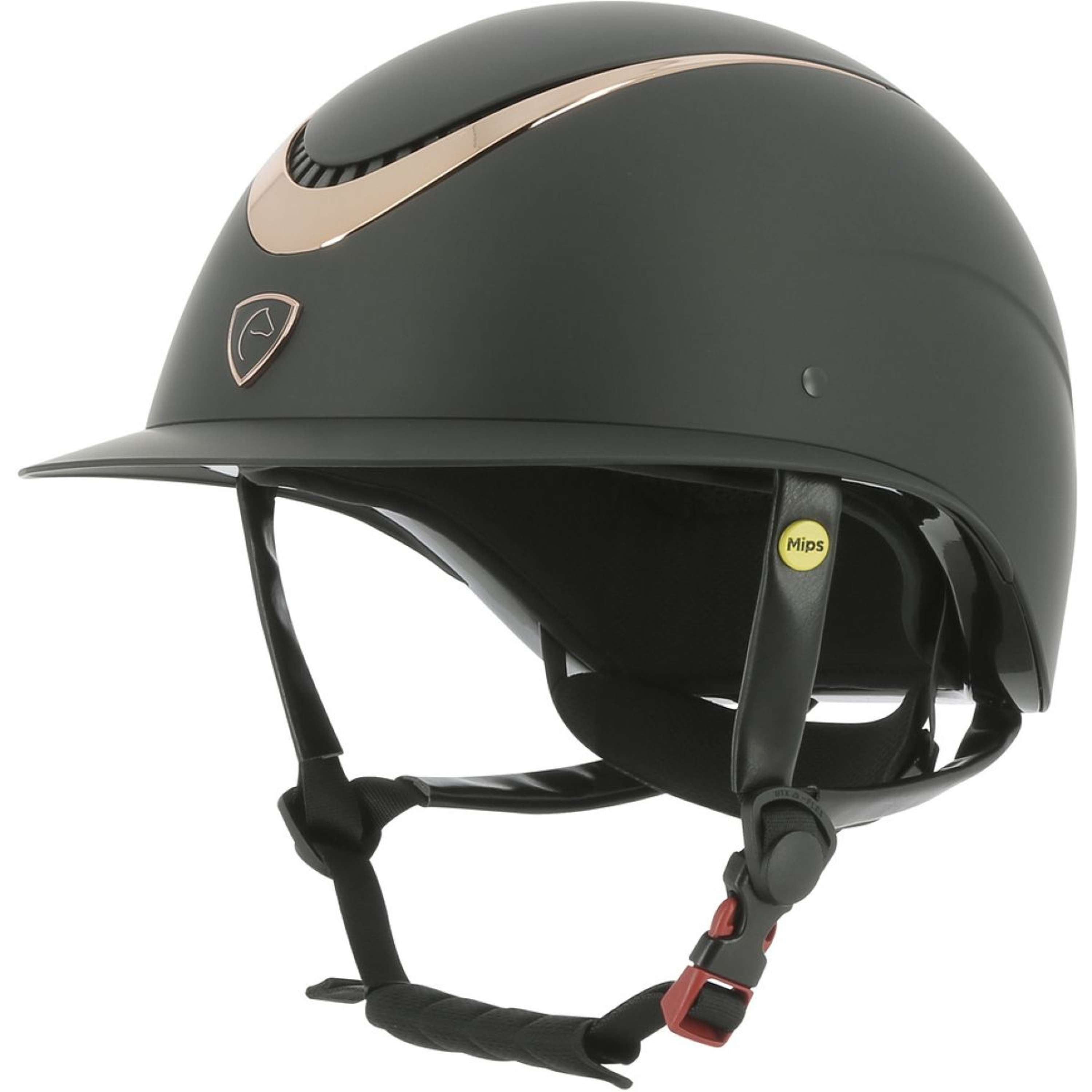 EQUITHÈME Kask Jeździecki Wings Mips Różowy złoty/Czarny