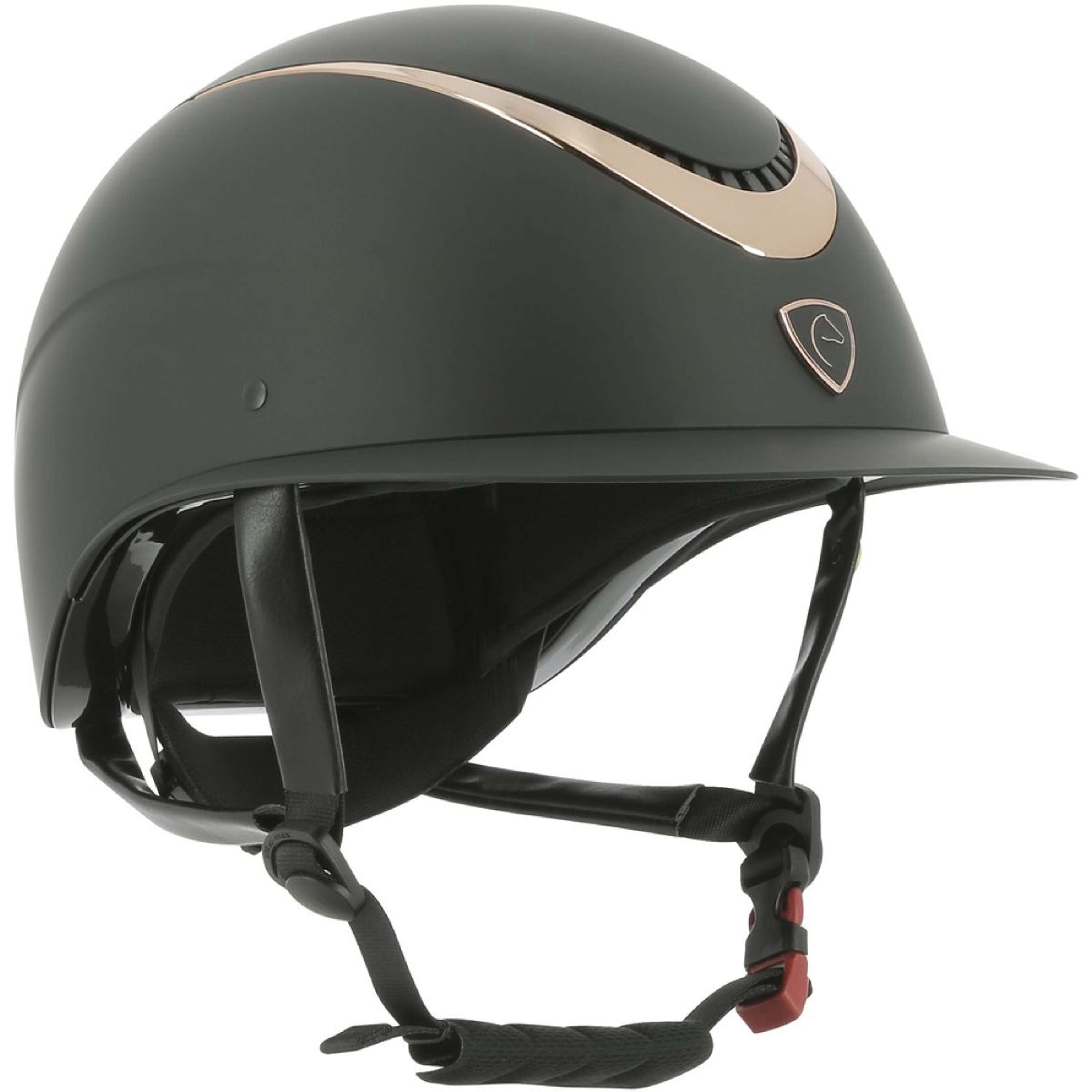 EQUITHÈME Kask Jeździecki Wings Mips Różowy złoty/Czarny