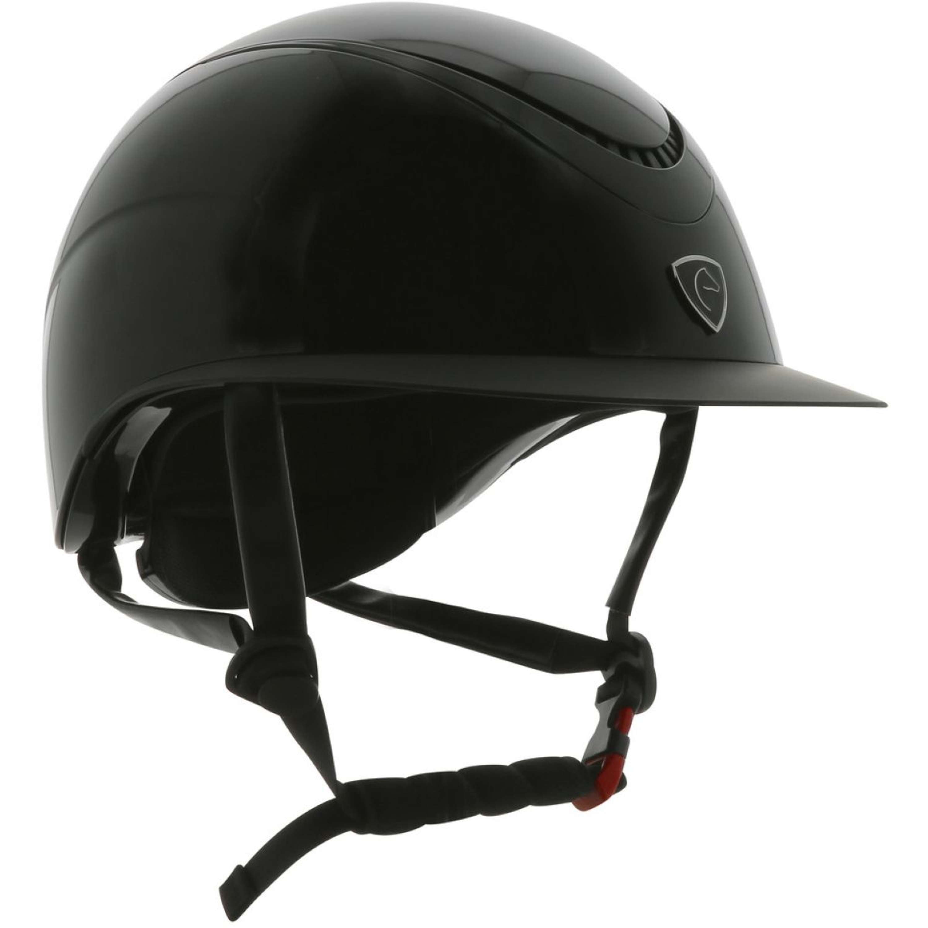 EQUITHÈME Kask Jeździecki Wings Mips Czarny Błyszczący