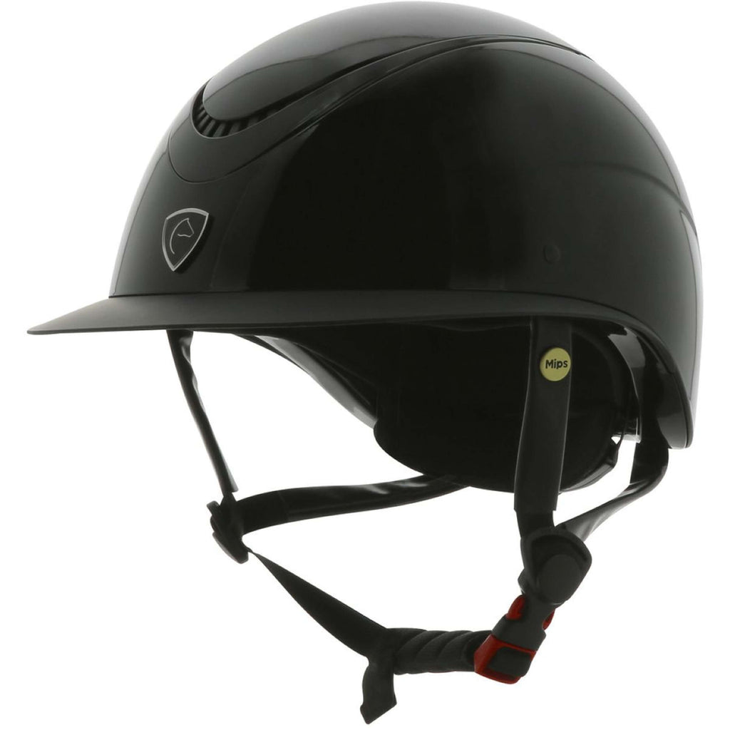 EQUITHÈME Kask Jeździecki Wings Mips Czarny Błyszczący