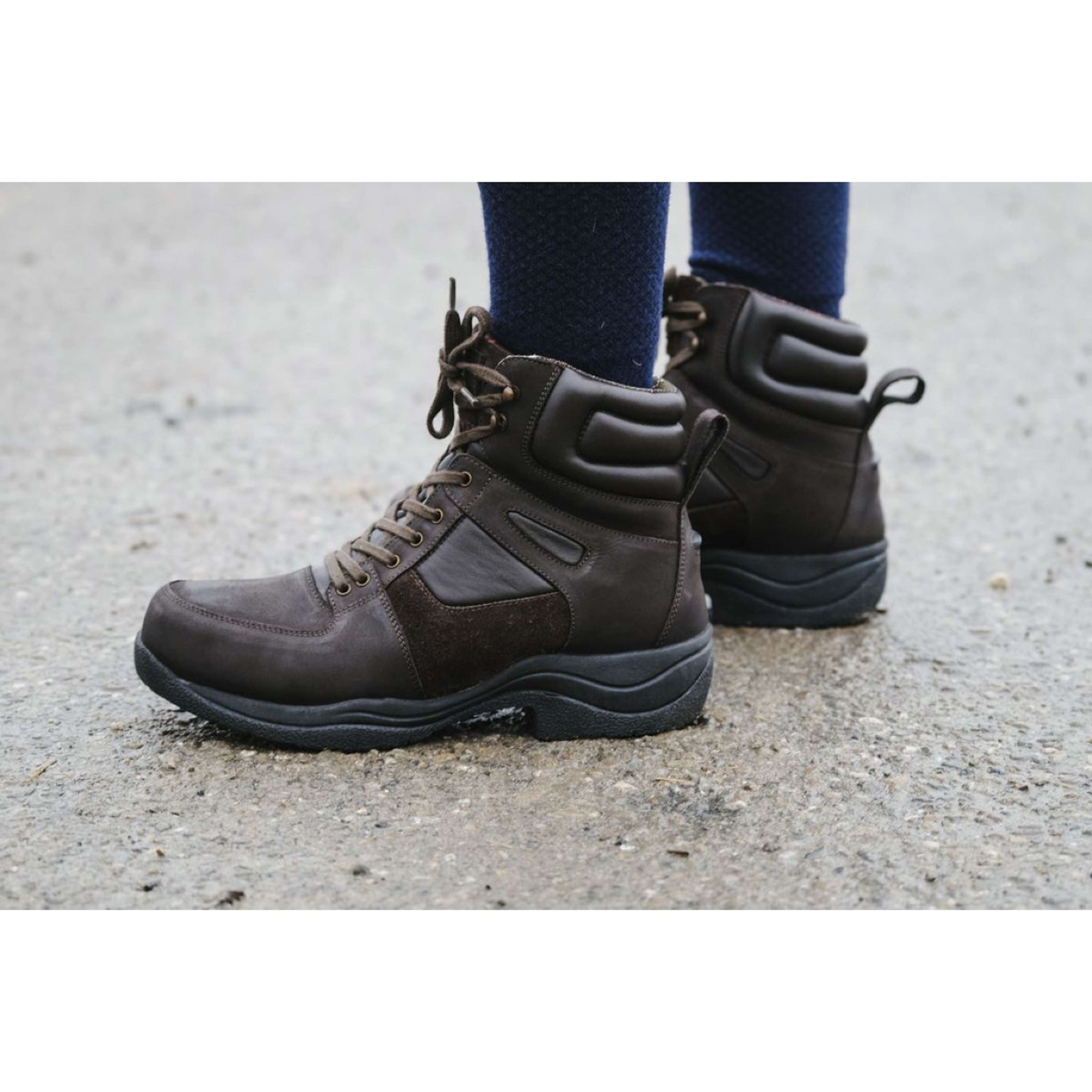 EQUITHÈME Buty stajenne Niagara brązowe