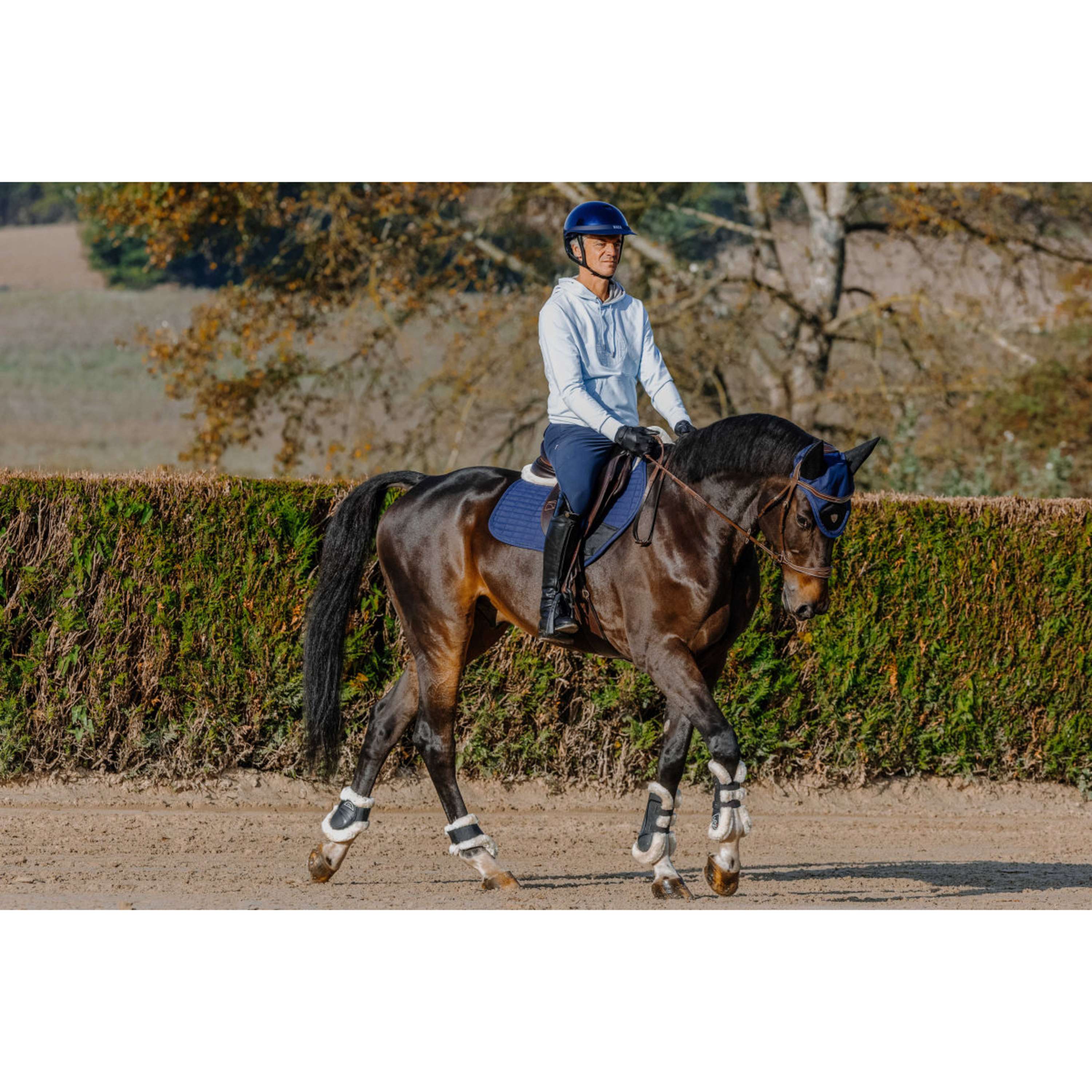 EQUITHÈME Bluza Z Kapturem Axel Unisex Niebieski/Jasnoniebieski