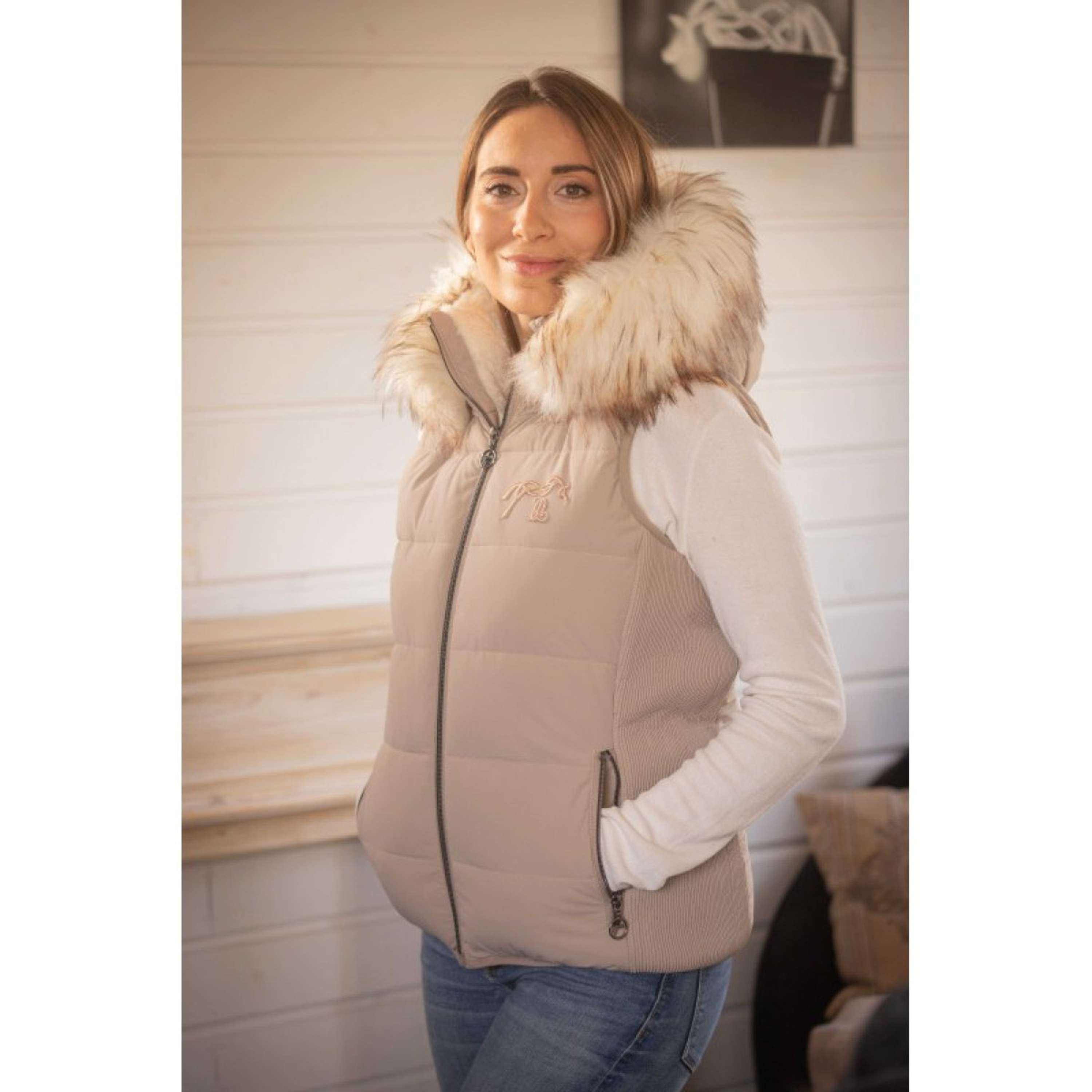 Pénélope Bezrękawnik Ocieplający Louxia Taupe