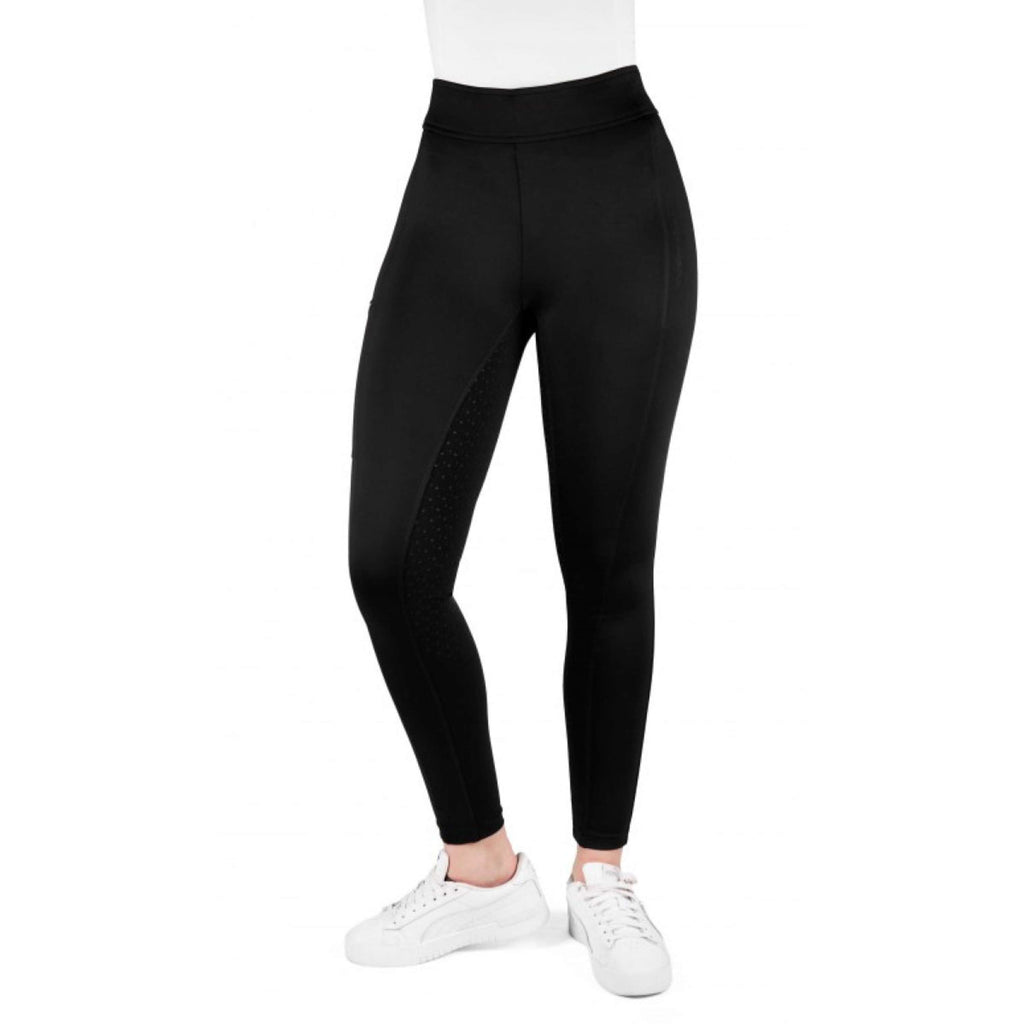 EQUITHÈME Bryczesy jeździeckie Birdy Full Grip Czarne