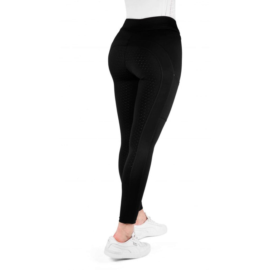 EQUITHÈME Bryczesy jeździeckie Birdy Full Grip Czarne