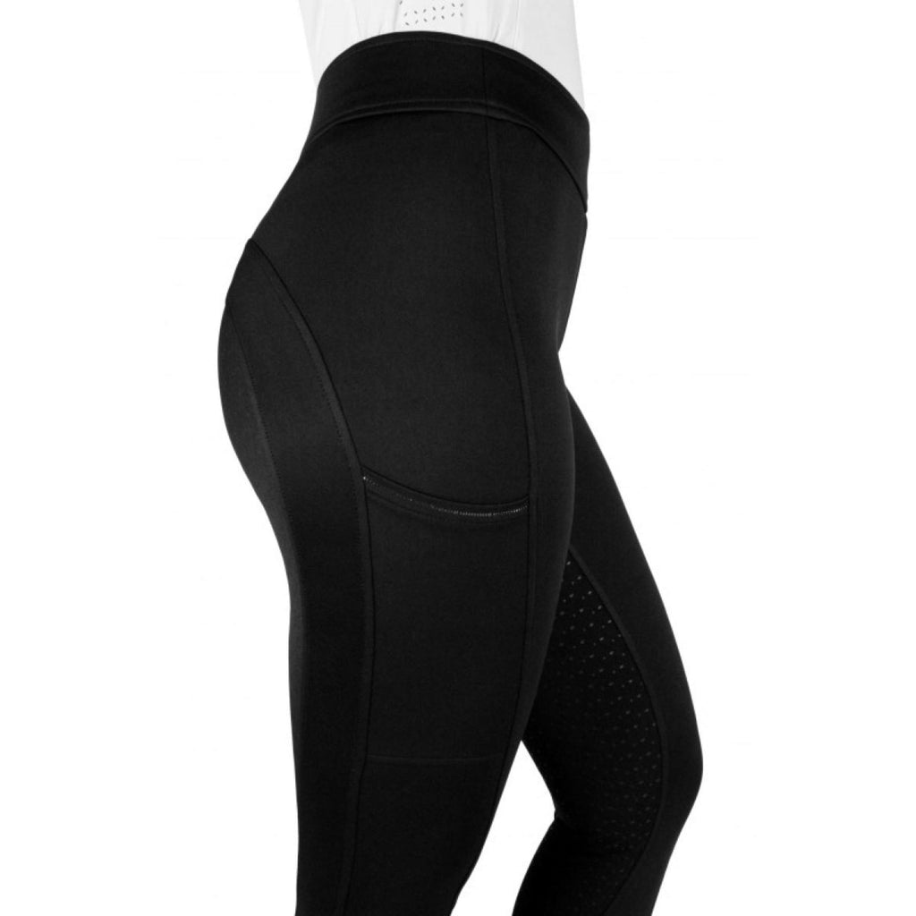 EQUITHÈME Bryczesy jeździeckie Birdy Full Grip Czarne