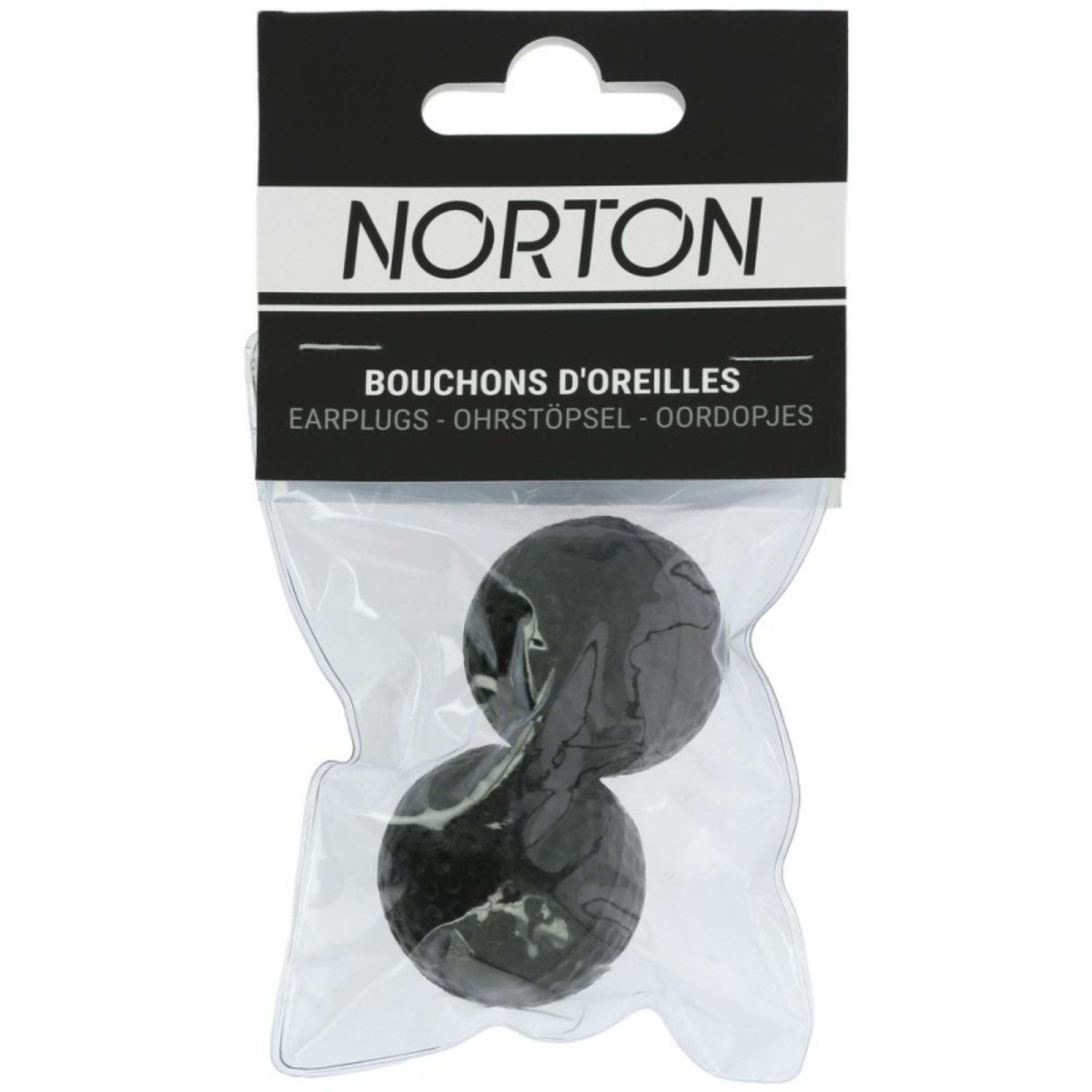 Norton Zatyczki Do Uszu Horse za Para Czarny