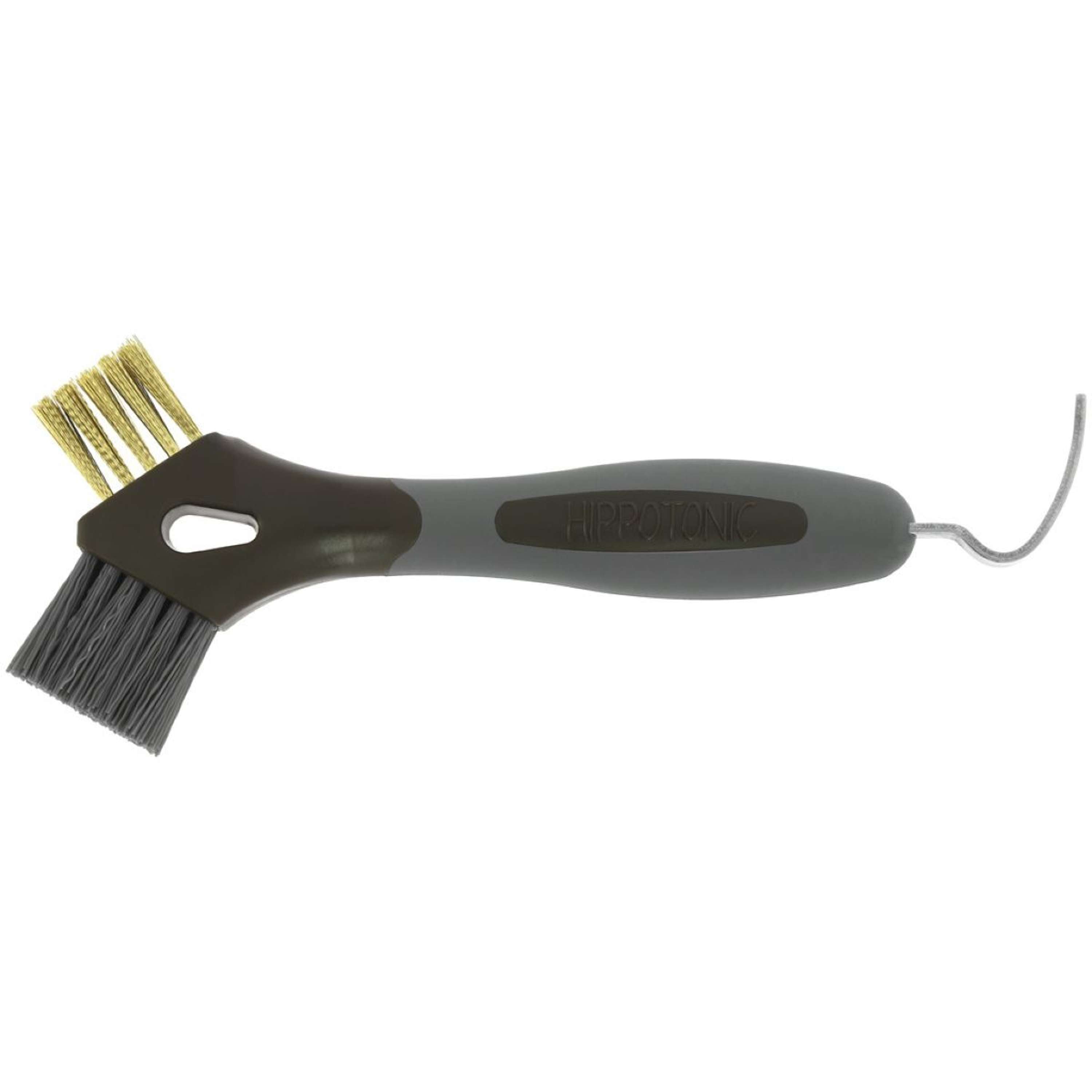 Hippotonic Skrobaczka Do Kopyt 3 in 1 Metal Brush Brązowy