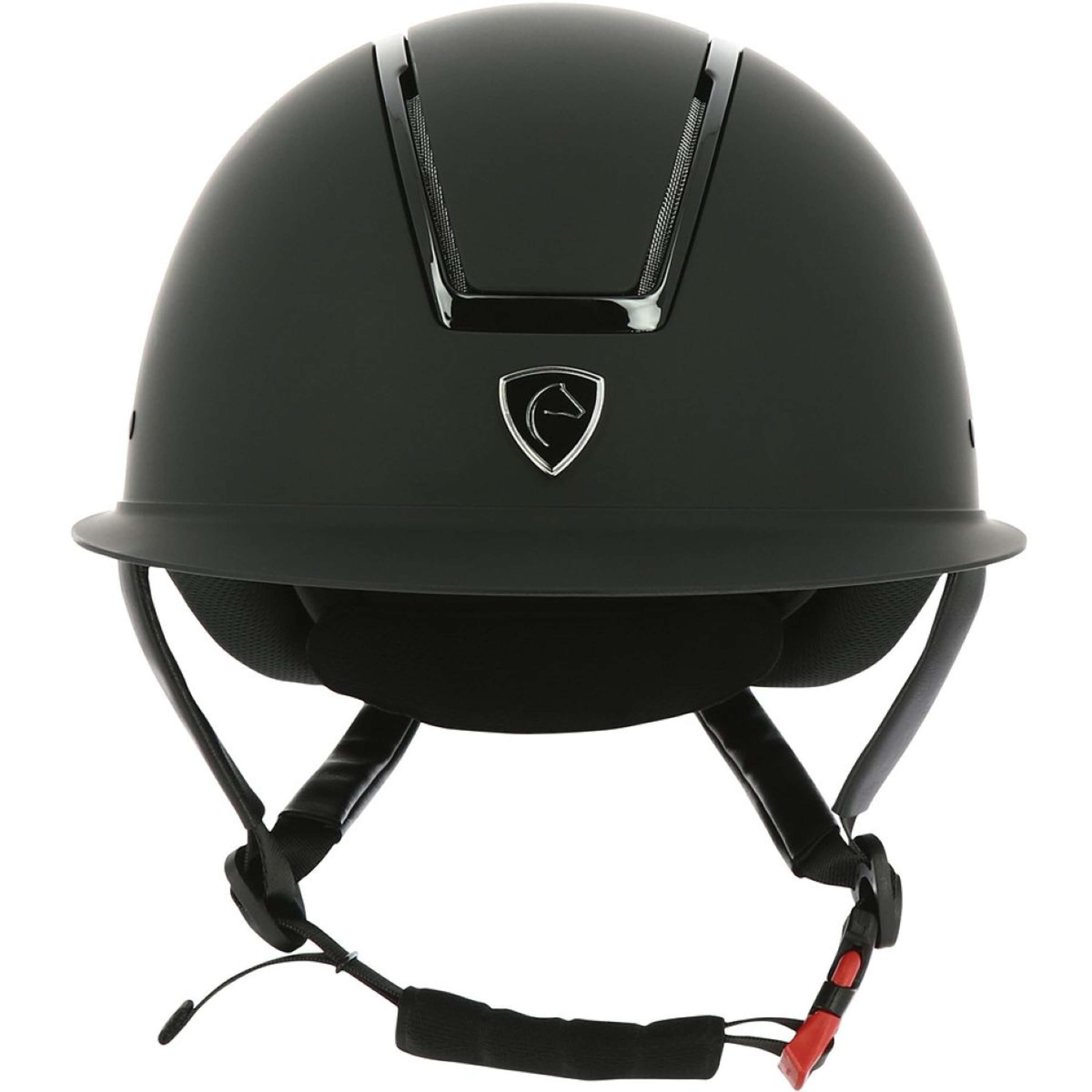 EQUITHÈME Kask Jeździecki Glint Mat Czarny/Czarny