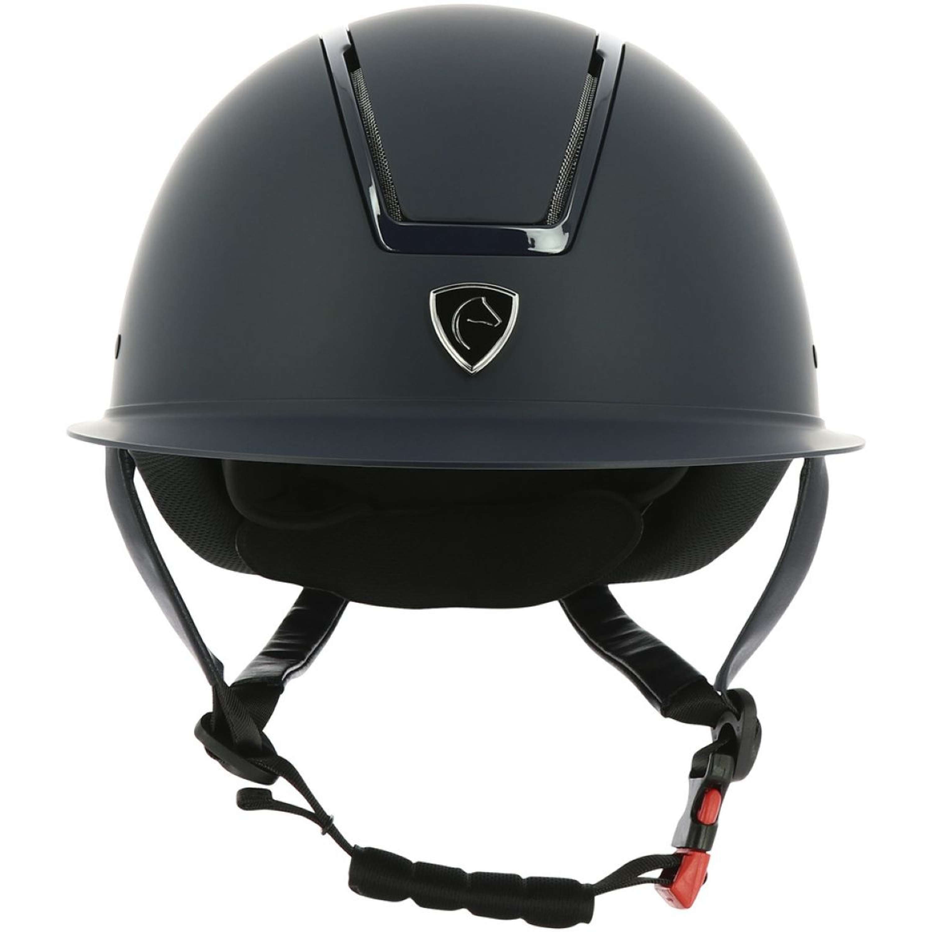 EQUITHÈME Kask Jeździecki Glint Mat Niebieski/Niebieski