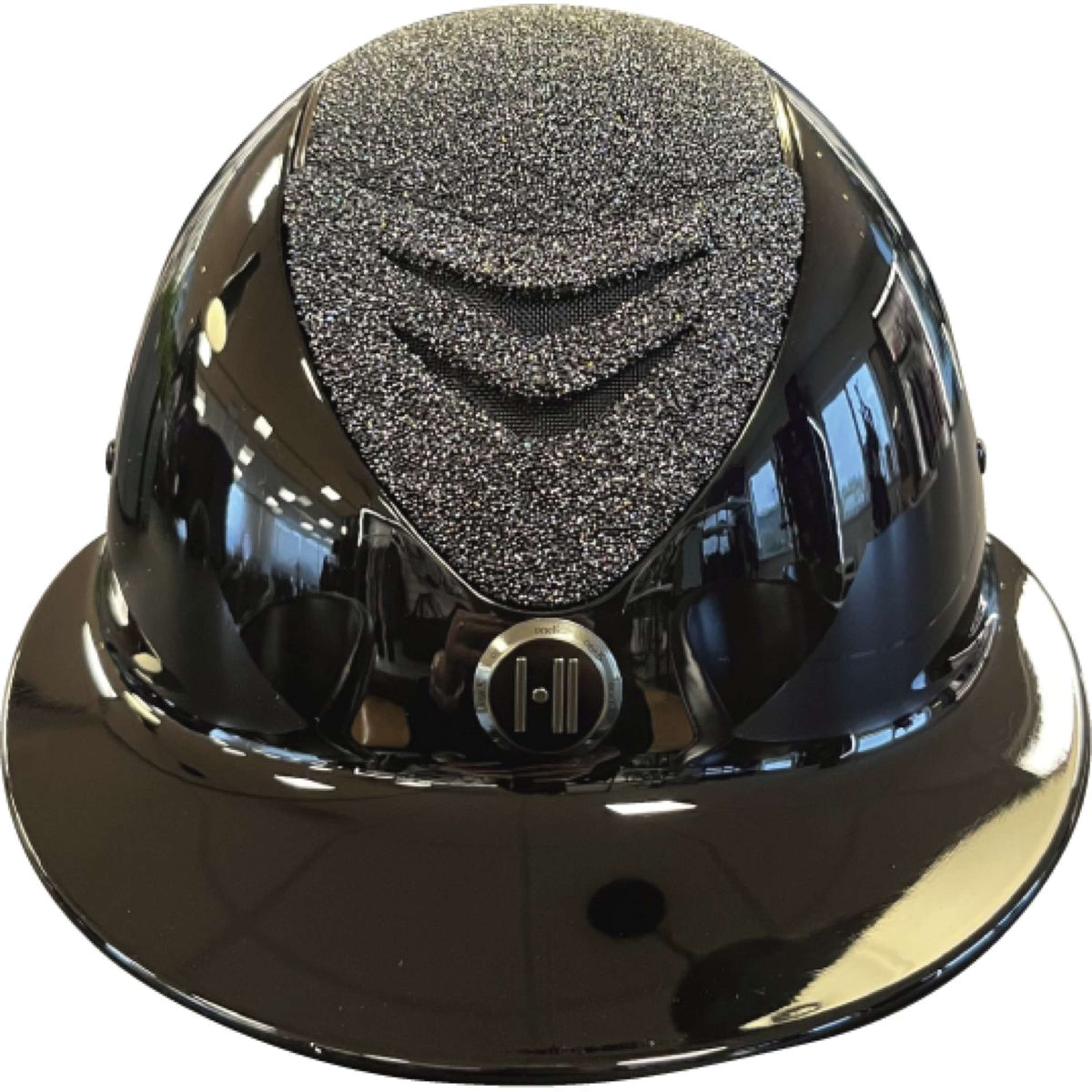 OneK Kask Jeździecki Avancé Glossy Brokat Czarny