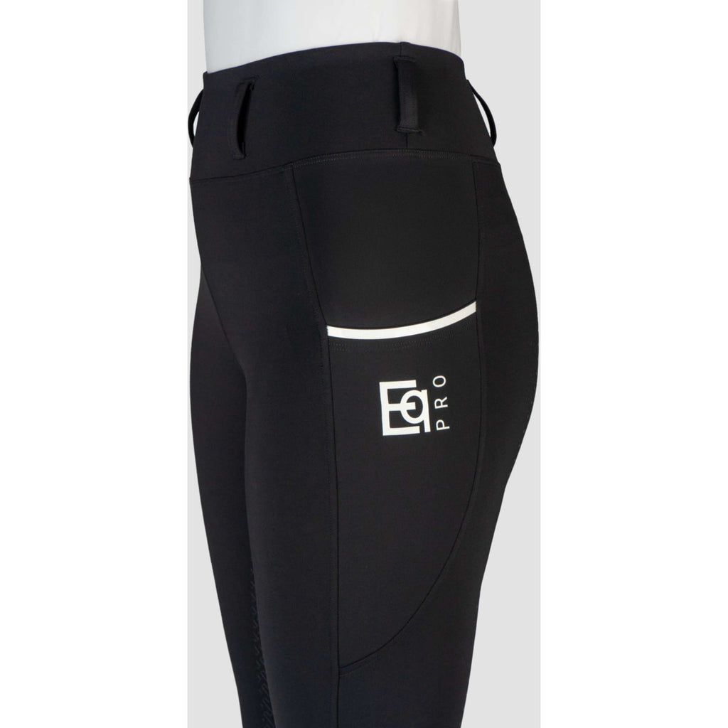 EQPRO Legginsy Jeździeckie Sofia Full Grip Czarny