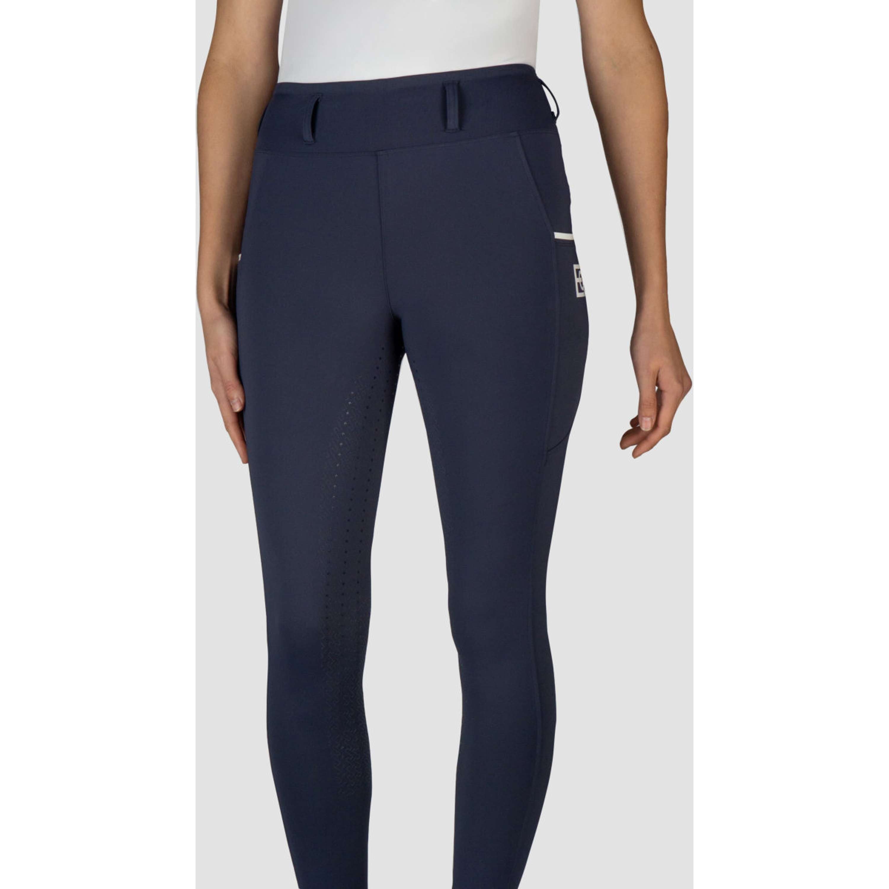 EQPRO Legginsy Jeździeckie Sofia Full Grip Navy Blue