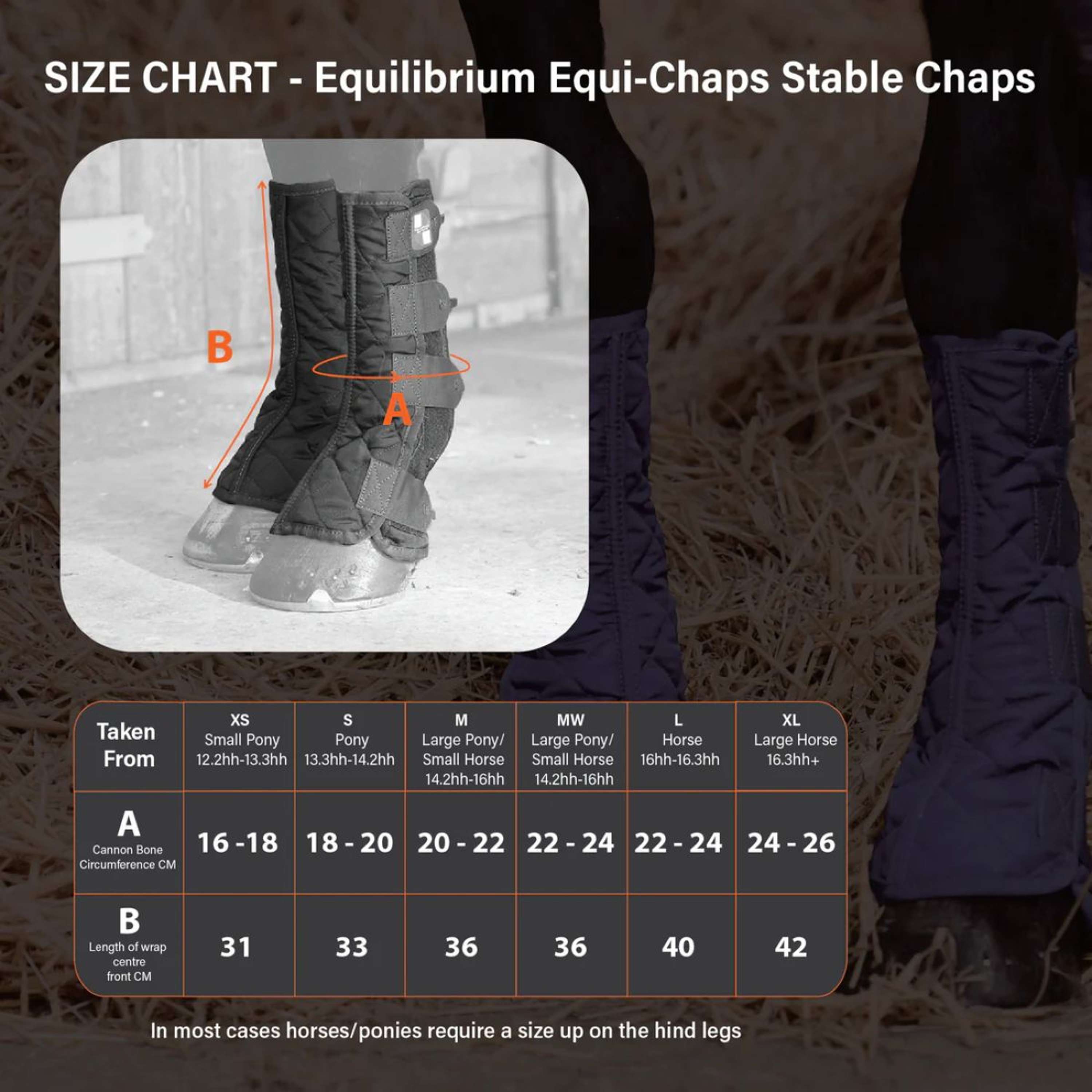 Equilibrium Ochraniacz Equi-Chaps Stajenny Granatowy