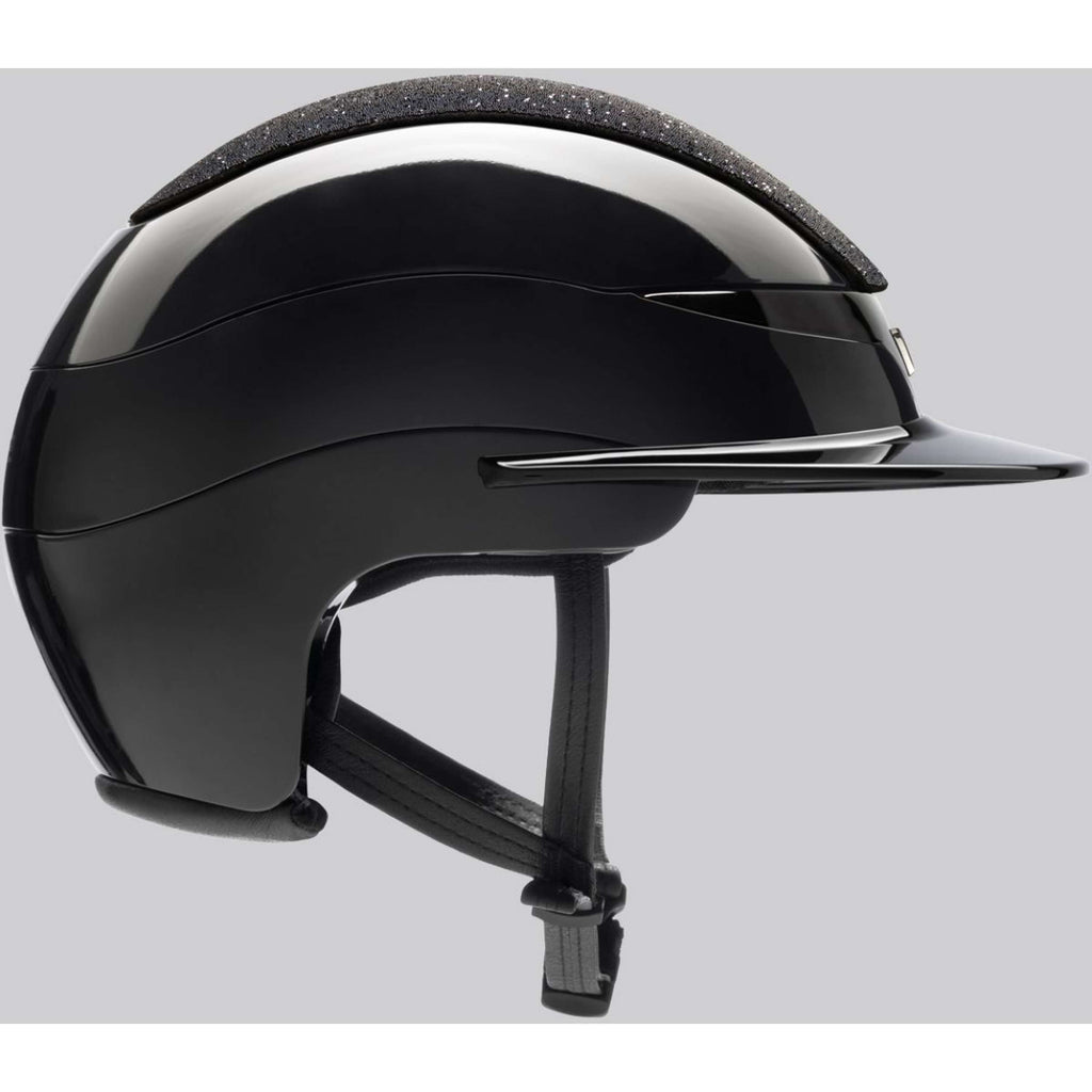 Kask jeździecki Equiline Xanto Swarovski czarny