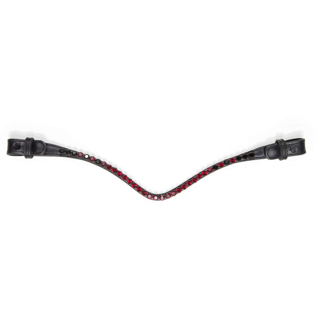 Equestrian Stockholm Naczółek Faded 8mm Merlot