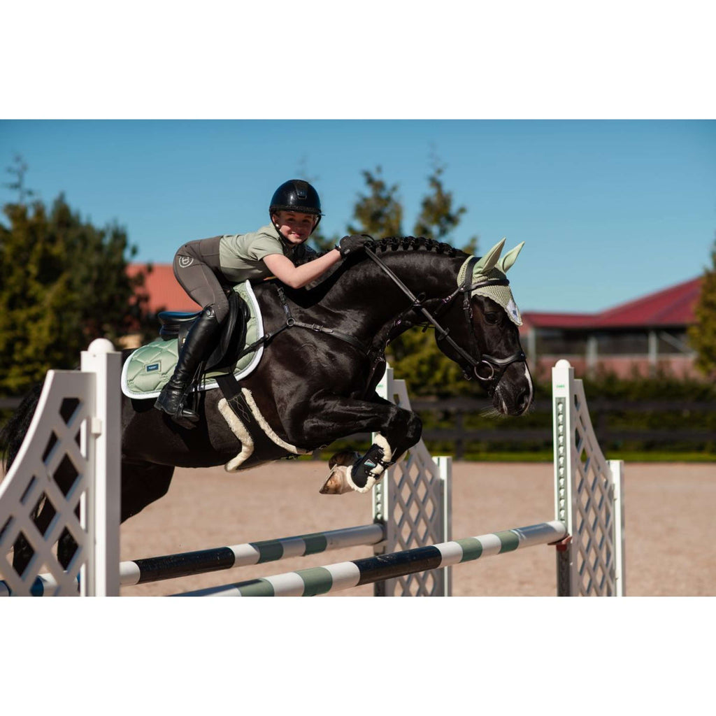 Equestrian Stockholm Koszulka Dynamic Short Sleeve Pistachio White
