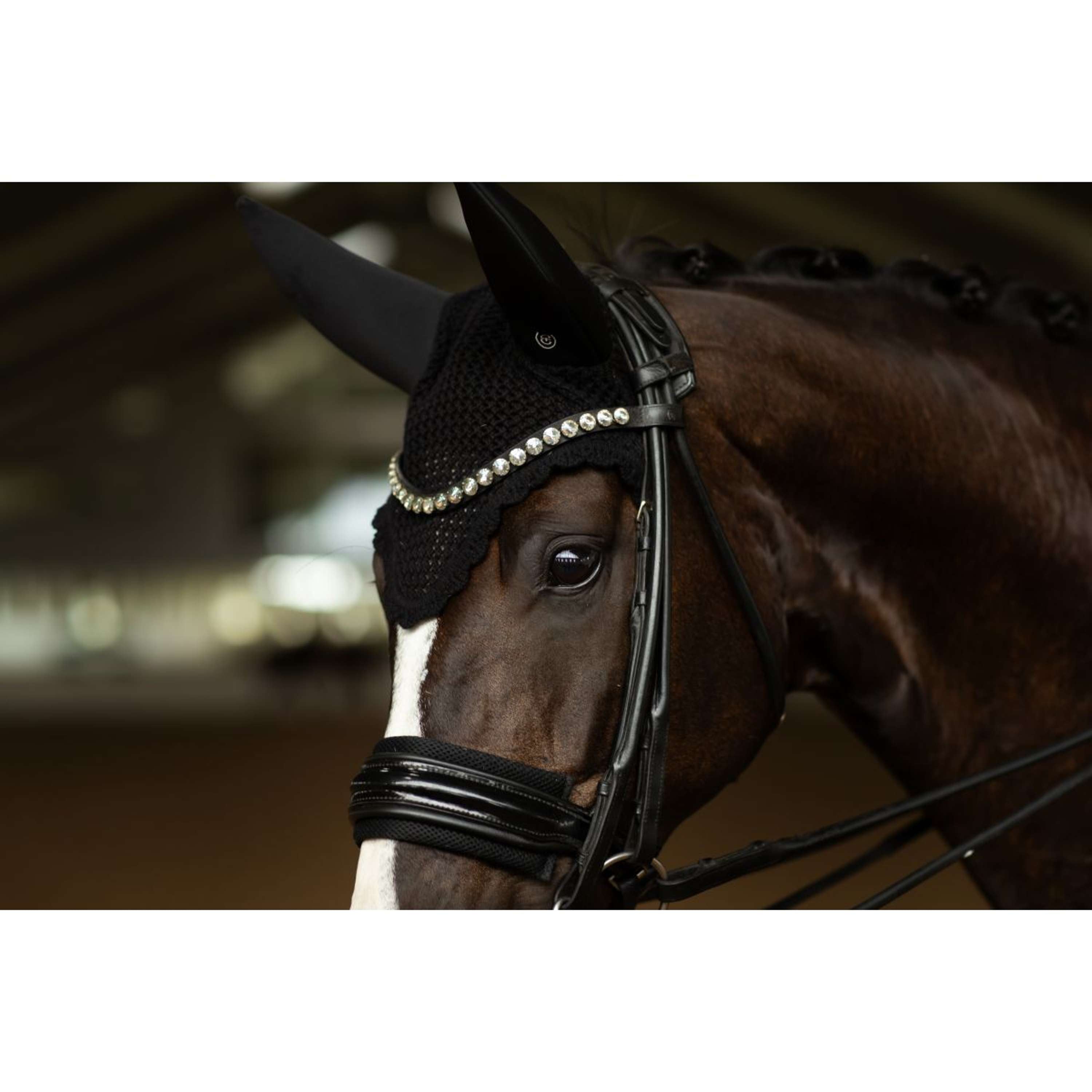 Equestrian Stockholm Siateczka Na Uszy Padded Clean Black
