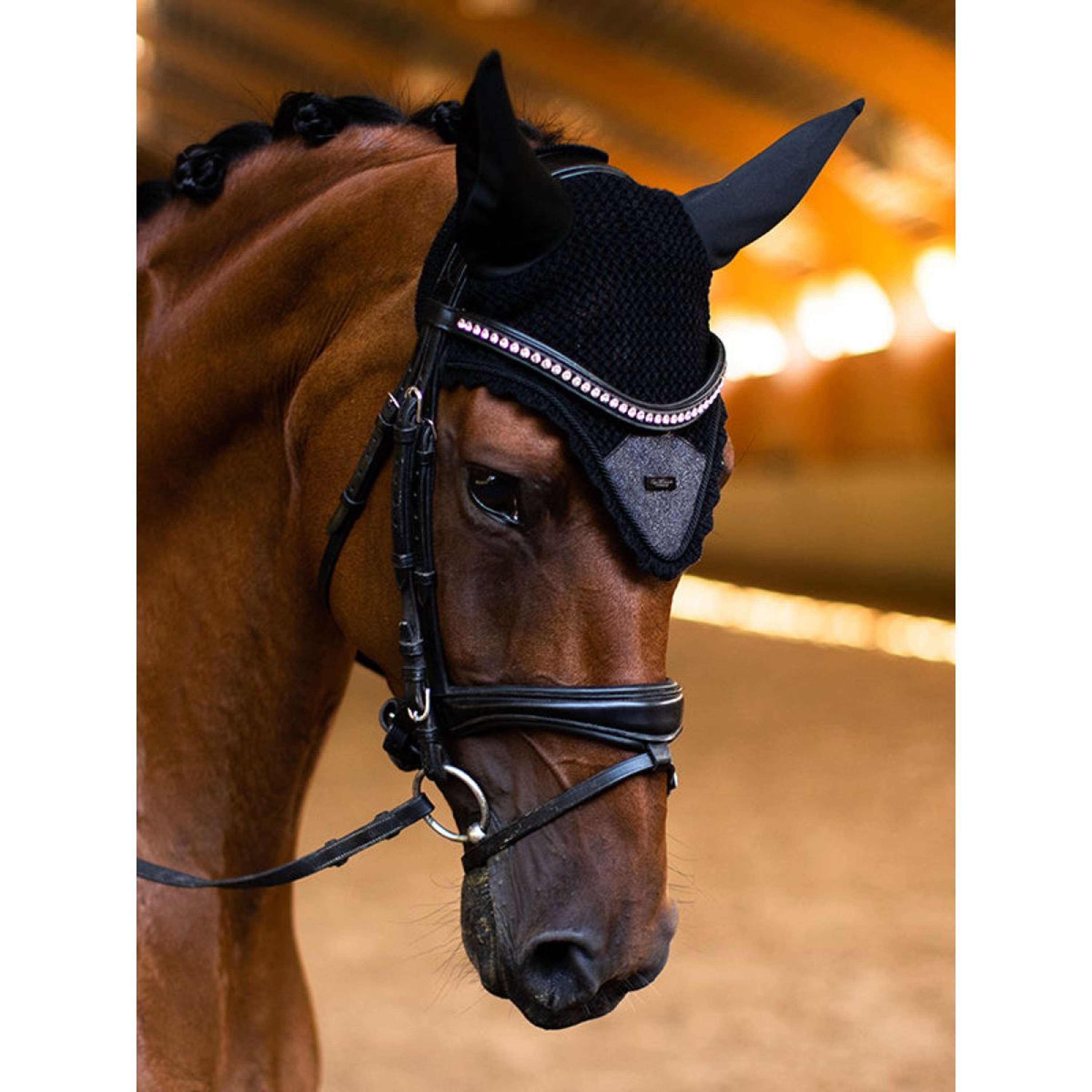 Equestrian Stockholm Nauszniki All Black Glimmer