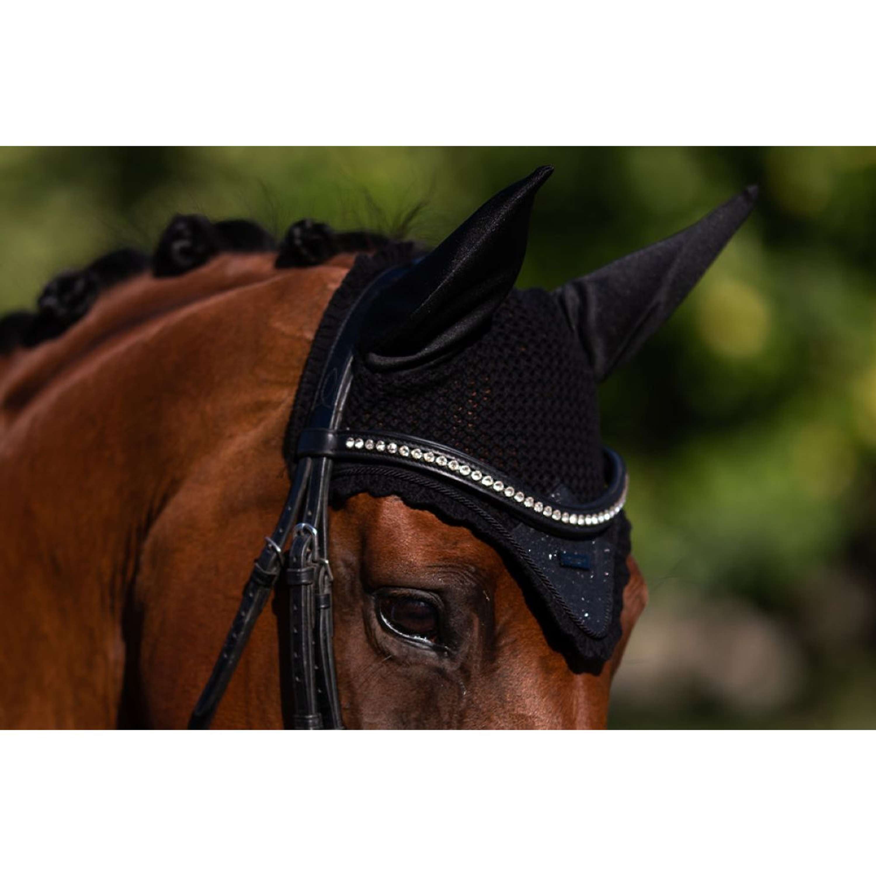 Equestrian Stockholm Nauszniki All Black Glimmer