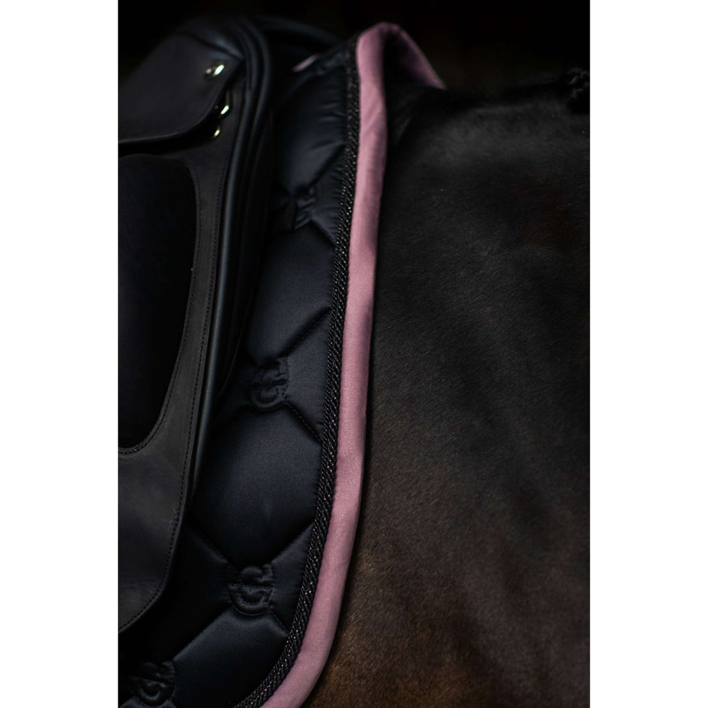 Equestrian Stockholm Czaprak Ujeżdżeniowy Czarny/Pudrowy Róż