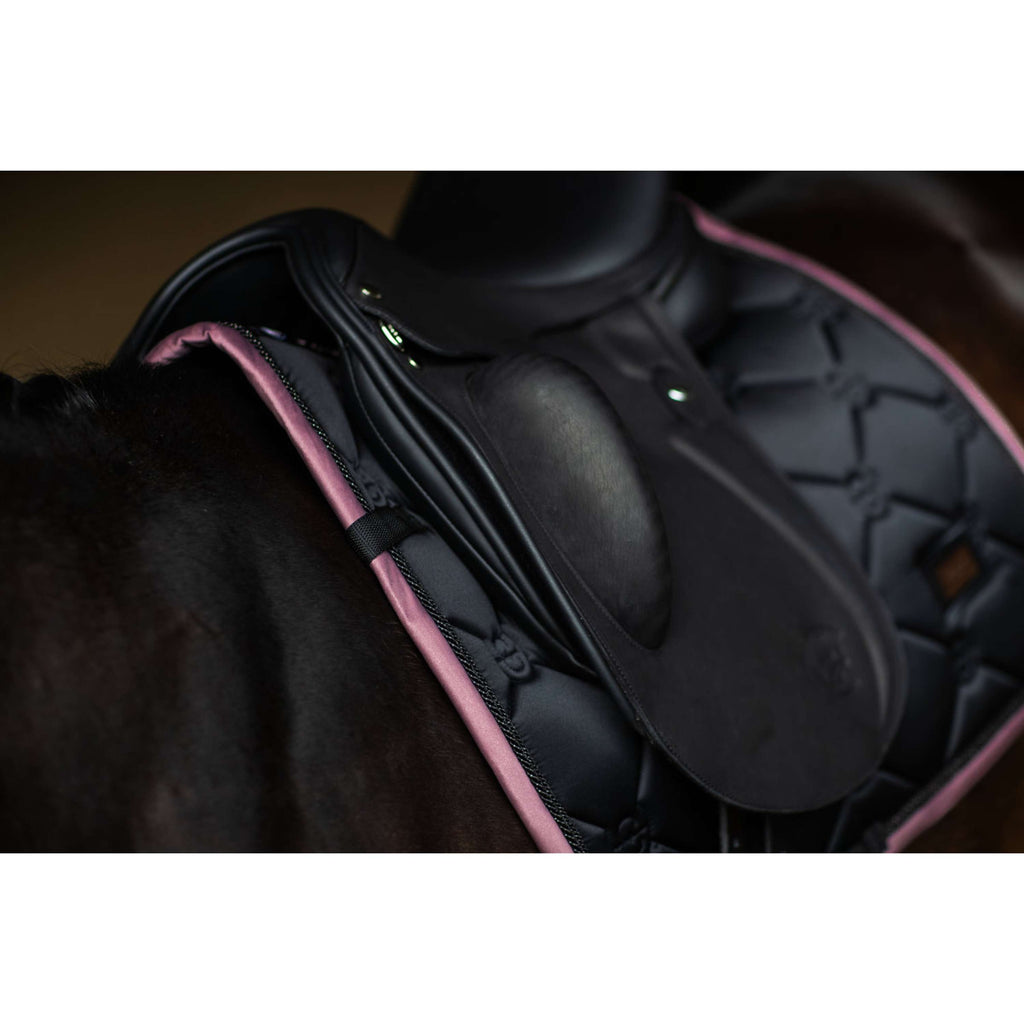 Equestrian Stockholm Czaprak Ujeżdżeniowy Czarny/Pudrowy Róż