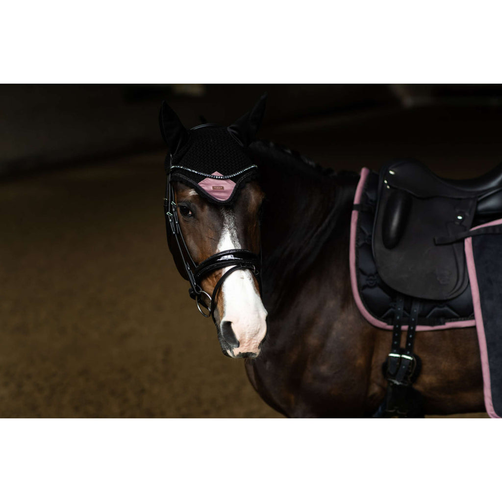 Equestrian Stockholm Czaprak Ujeżdżeniowy Czarny/Pudrowy Róż