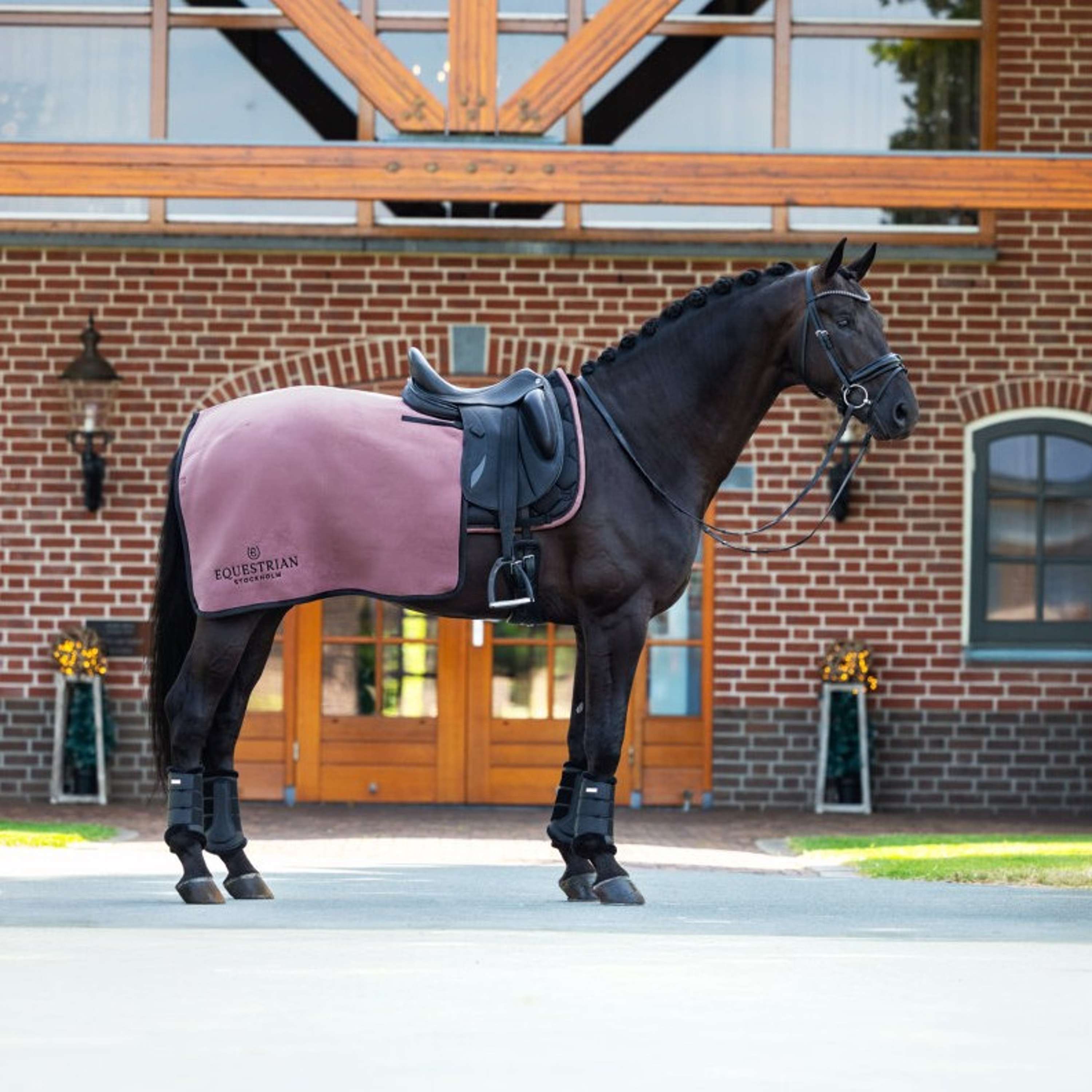 Equestrian Stockholm Derka Na Zad Heavy Fleece Blush