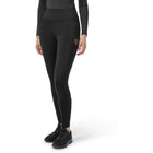 Equestrian Stockholm Legginsy Jeździeckie Movement Full Grip Czarny/Pudroworóżowy