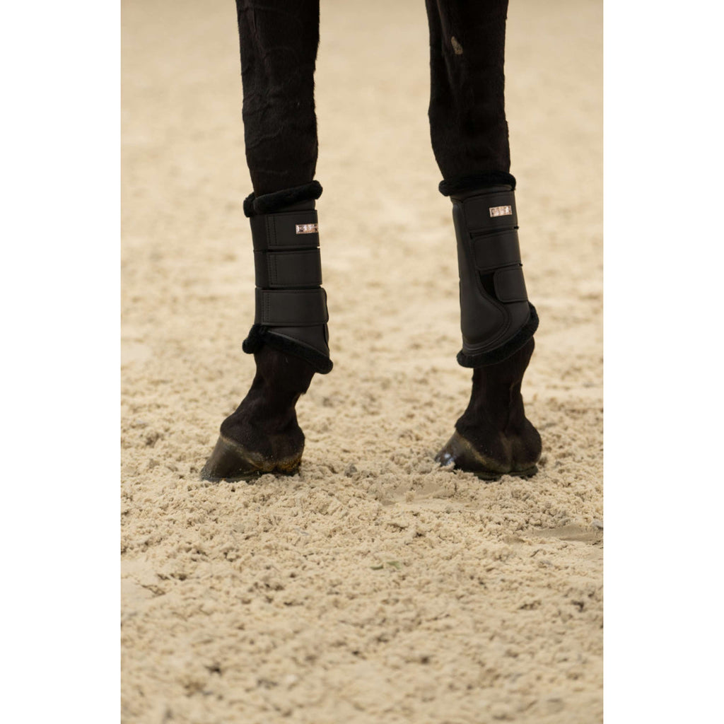 Equestrian Stockholm Ochraniacz Czarny/Pudroworóżowy