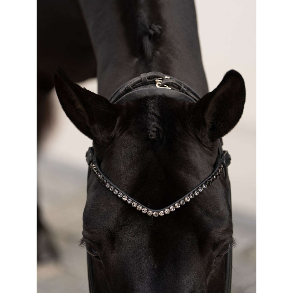 Equestrian Stockholm Naczółek Faded 8mm Czarny