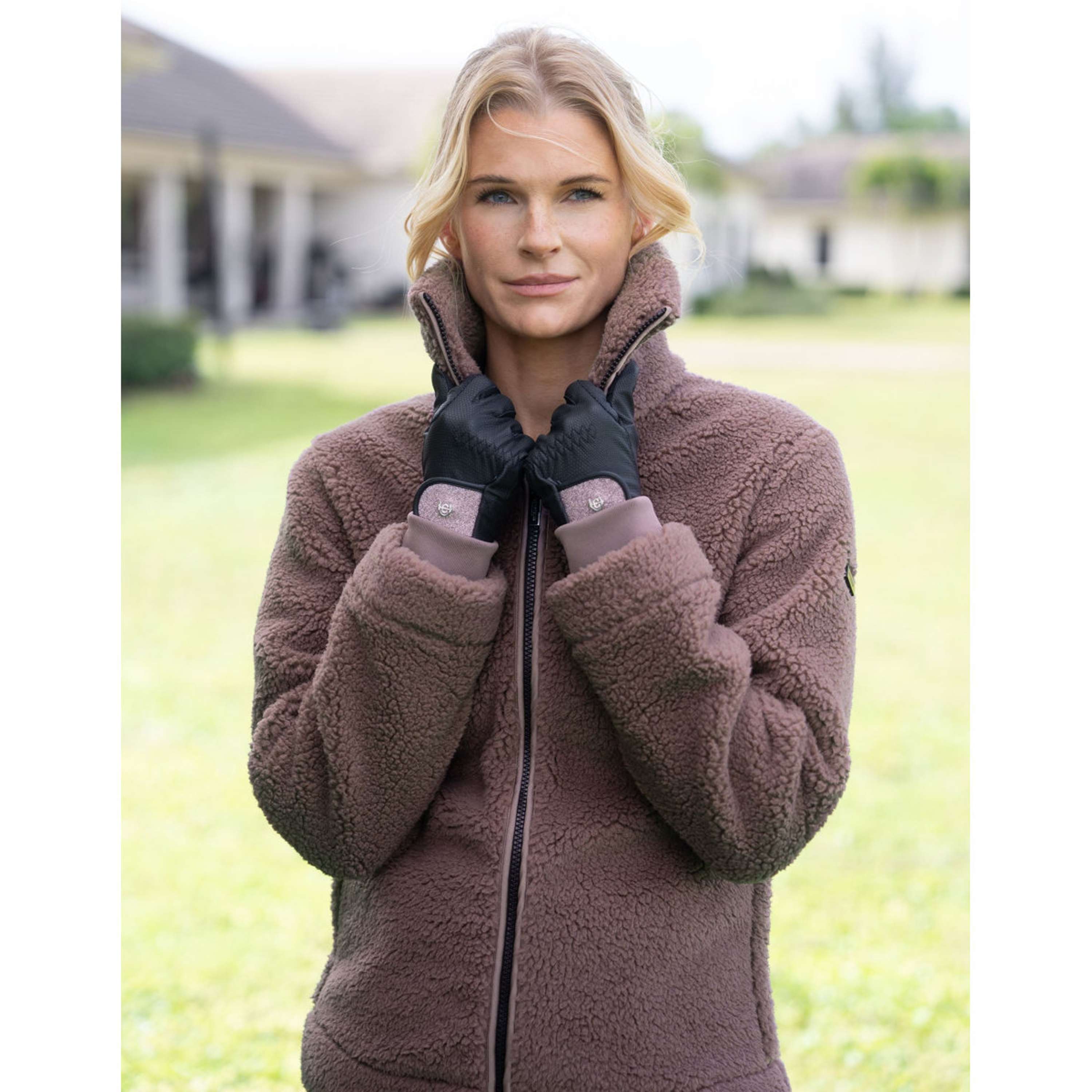 Equestrian Stockholm Kurtka Polarowa Teddy Blush