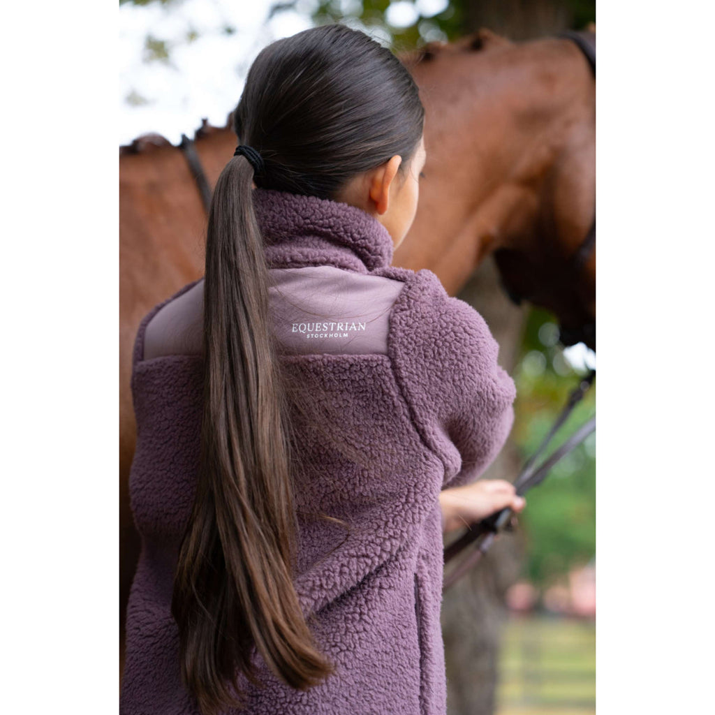 Equestrian Stockholm Kurtka Polarowa Teddy Young Rider Blush