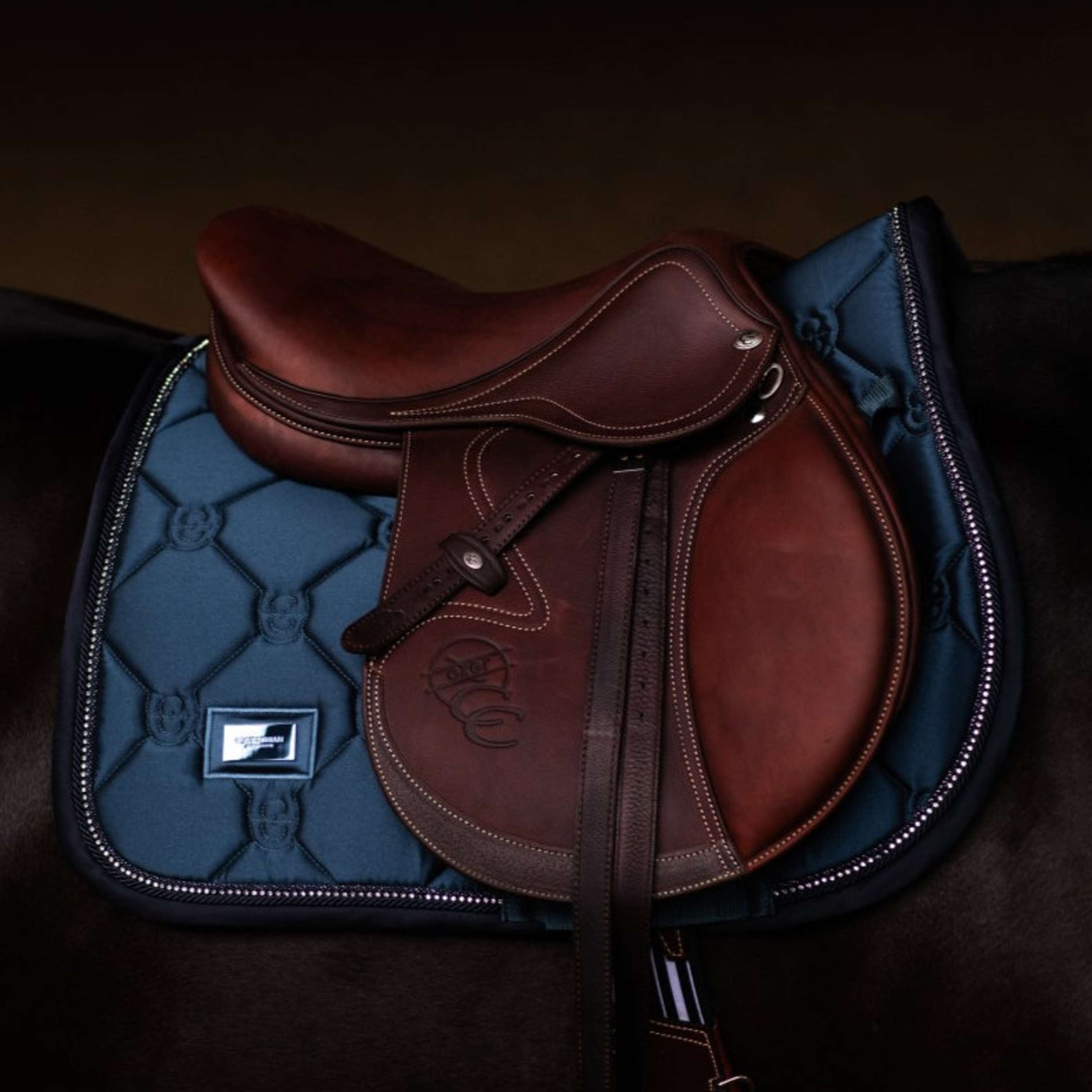 Equestrian Stockholm Potnik Crystal Shine Skoki Blue Meadow