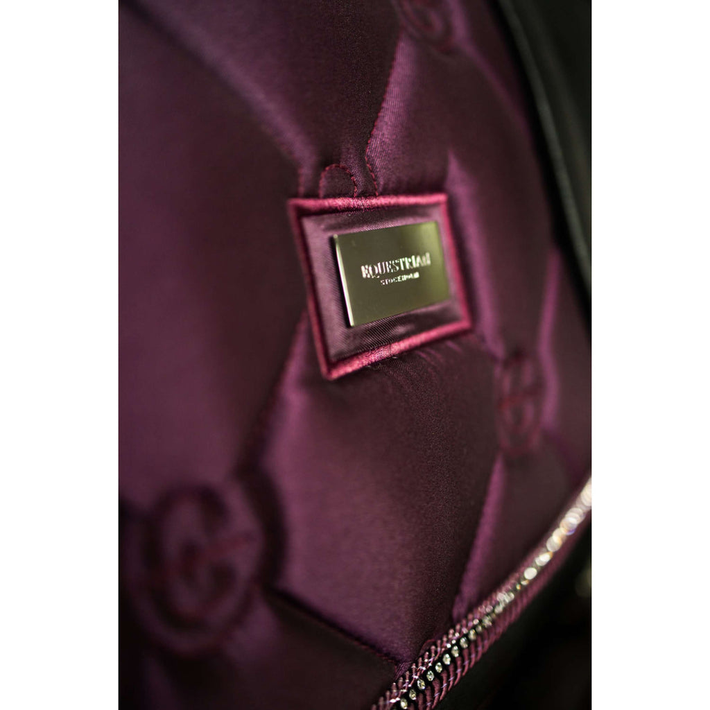 Equestrian Stockholm Potnik Crystal Shine Skoki Mauve Wine