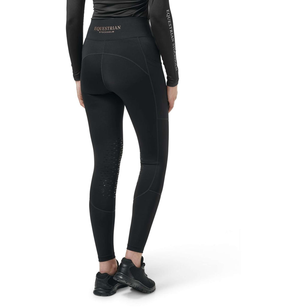 Equestrian Stockholm Bryczesy Jeździeckie Movement Jump All Black