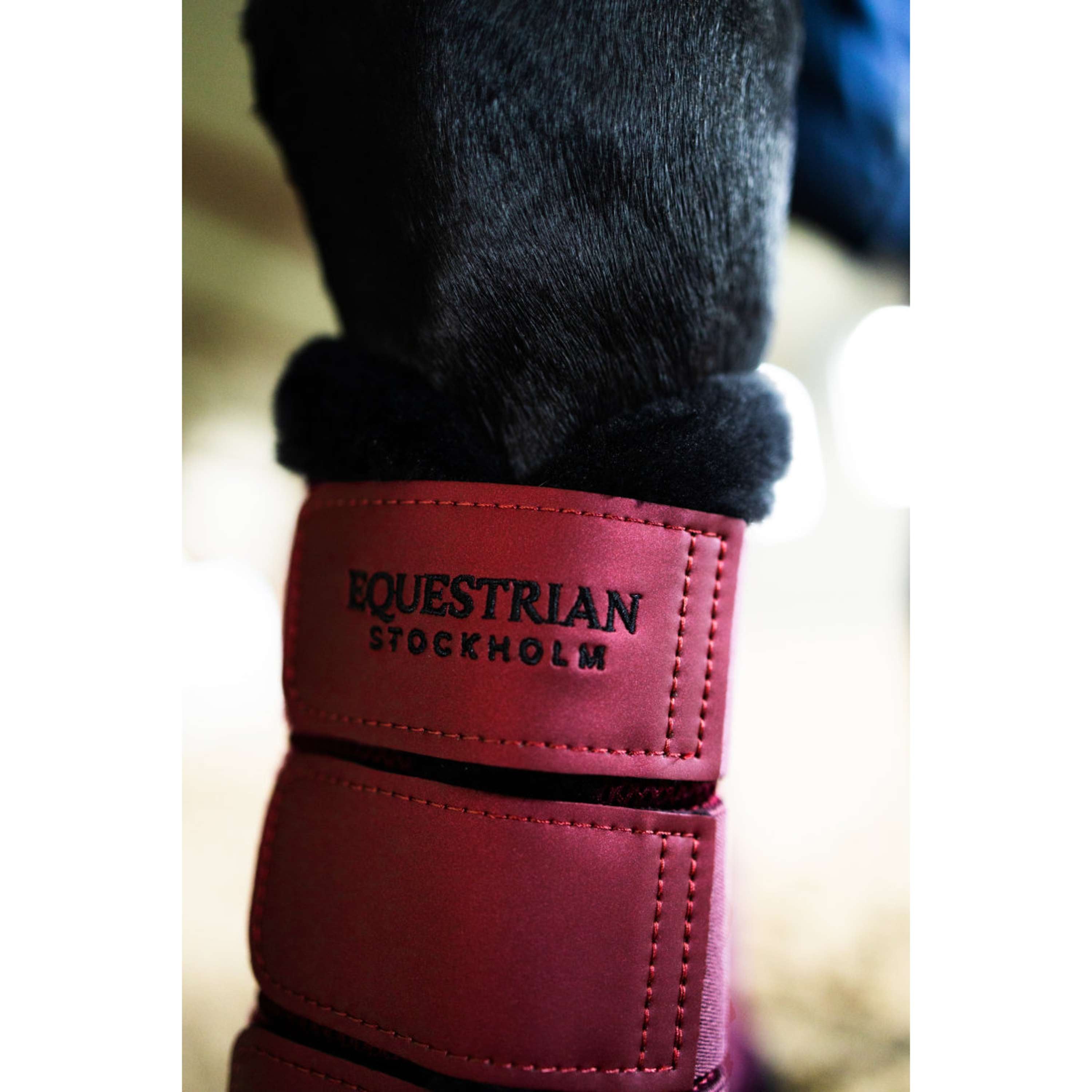 Equestrian Stockholm Ochraniacz Fur Mesh Merlot
