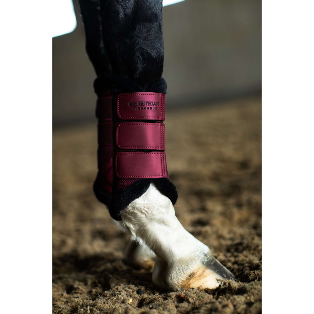 Equestrian Stockholm Ochraniacz Fur Mesh Merlot