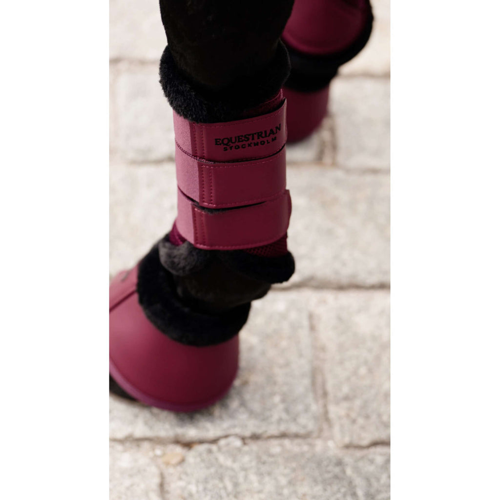 Equestrian Stockholm Ochraniacz Fur Mesh Merlot