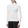 Equestrian Stockholm Knitted Zip Top Biały