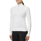 Equestrian Stockholm Knitted Zip Top Biały